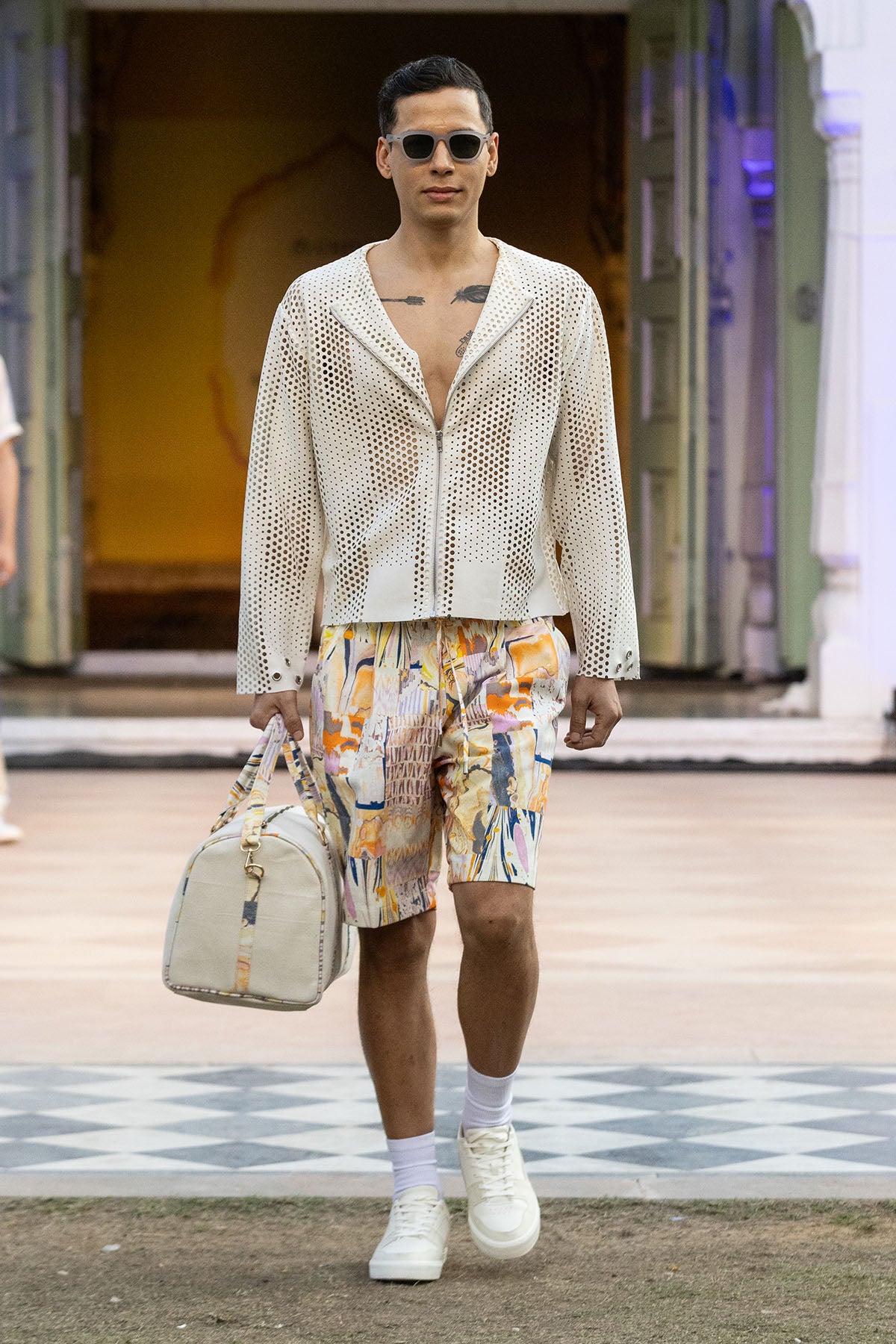 Ivory Laser Cut Detail Jacket