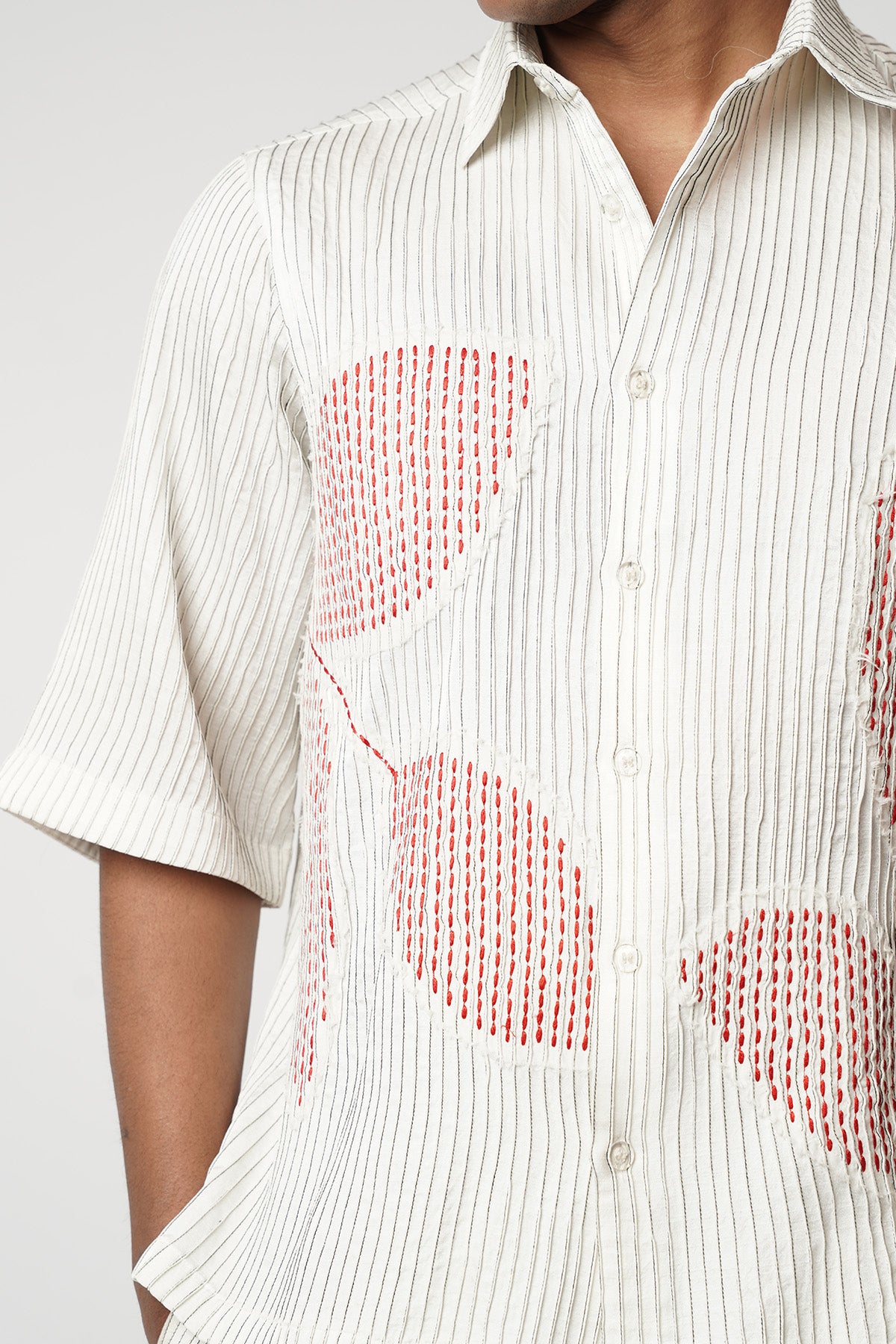 Ivory Leaflet Shirt And Pants