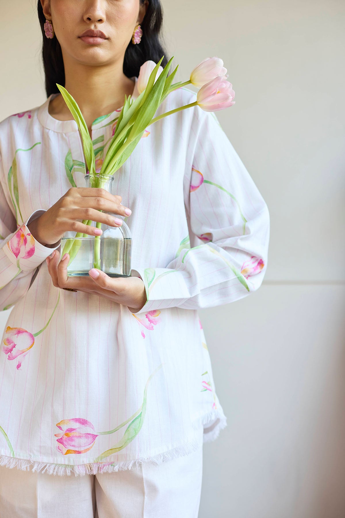Ivory Linen Cotton Shirt & Pants