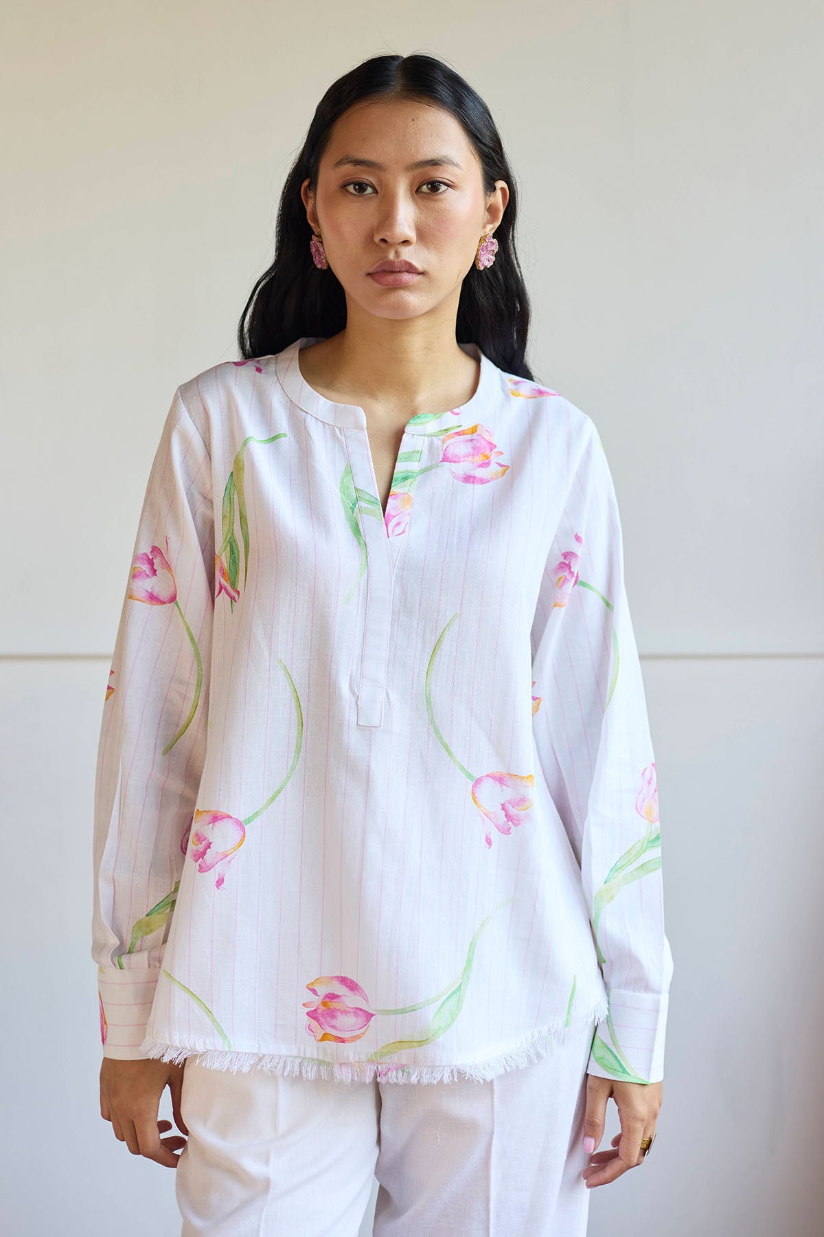 Ivory Linen Cotton Shirt & Pants