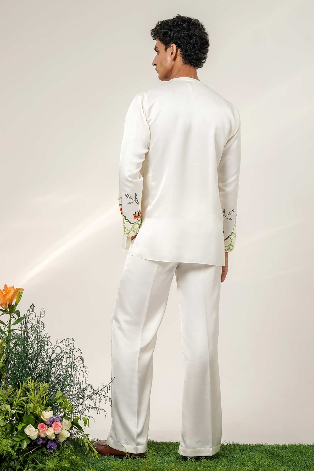 Ivory Nysa Silk Kurta & Pants