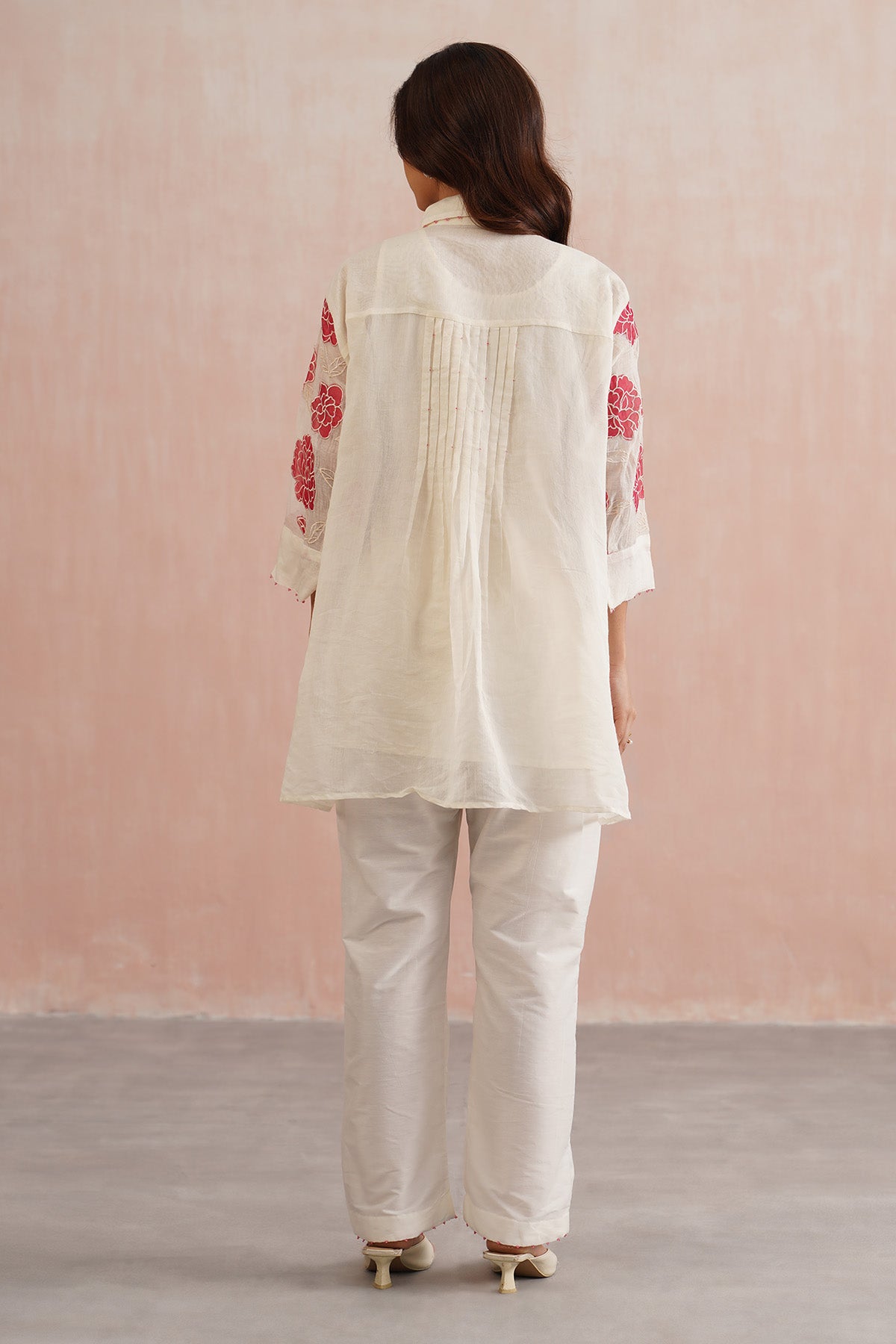 Ivory Oversized Shirt & Pants