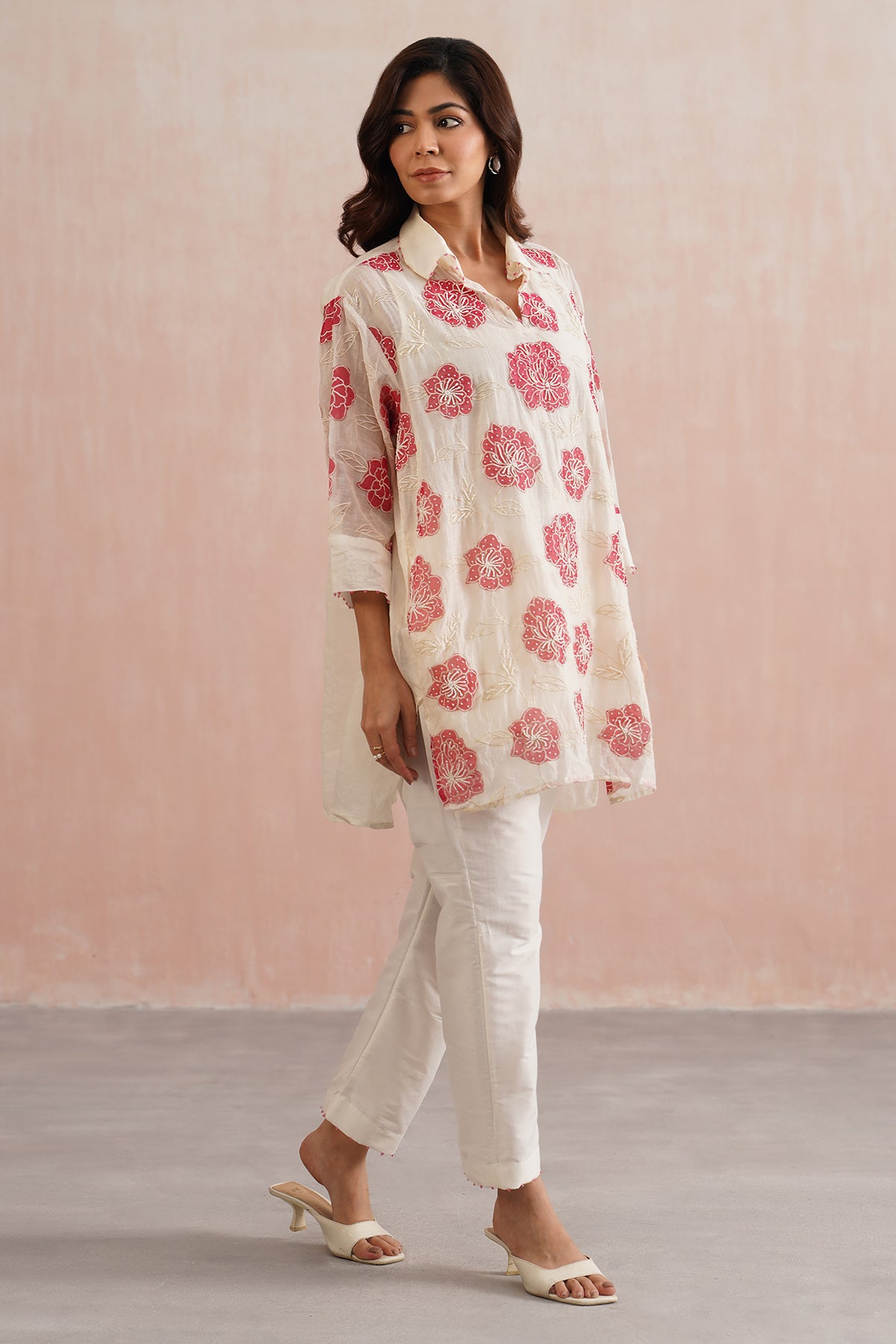 Ivory Oversized Shirt & Pants