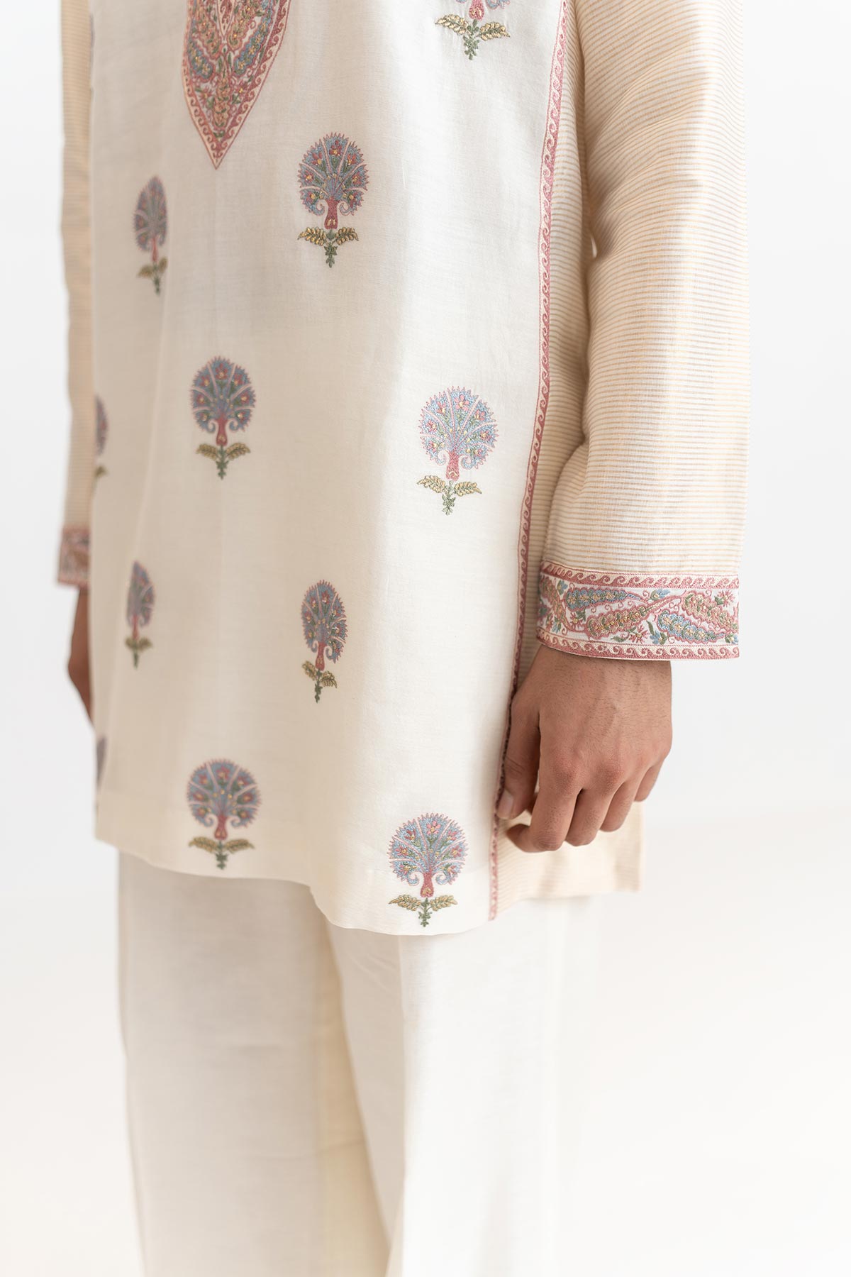 Ivory Phiran Short Kurta & Pant