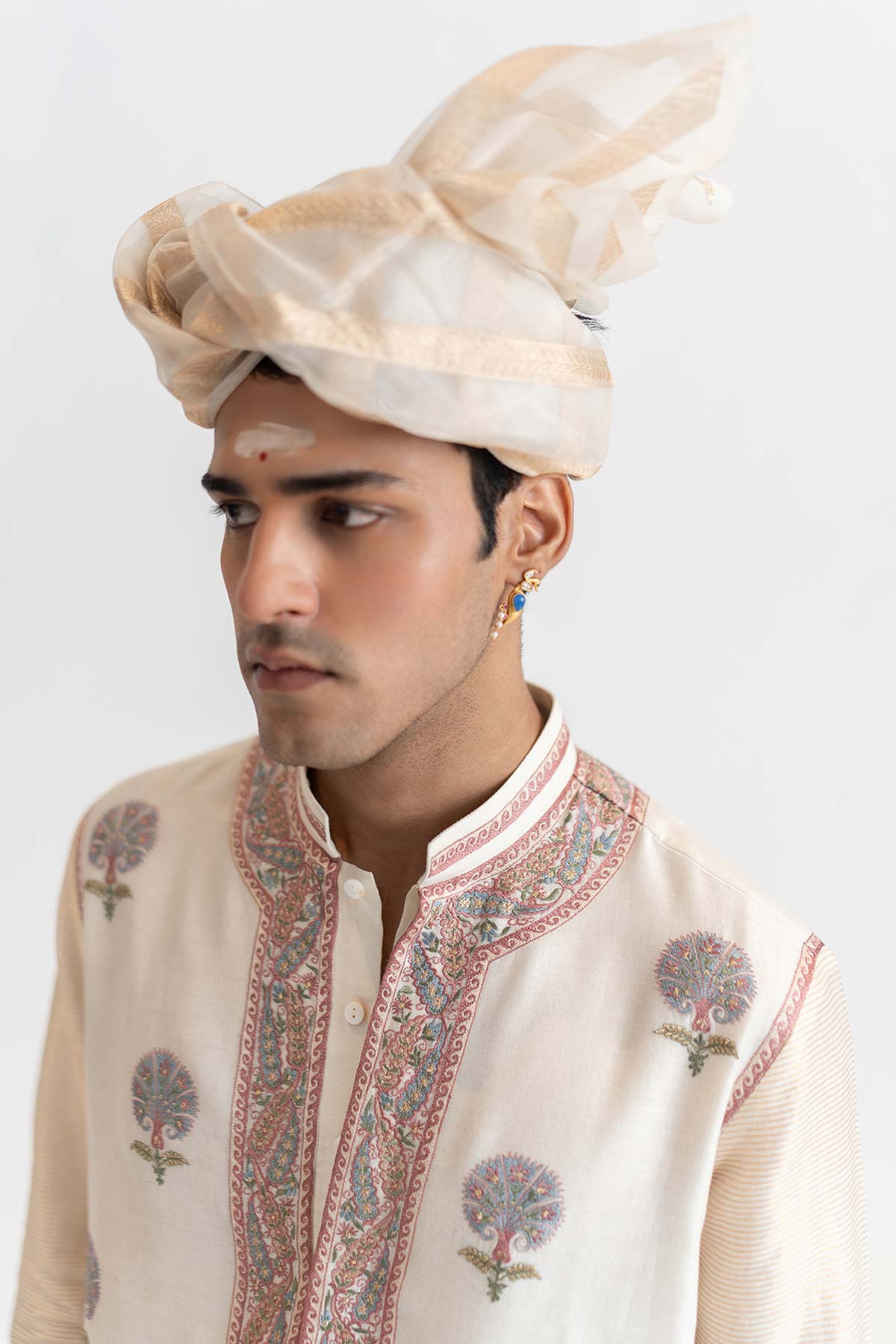 Ivory Phiran Short Kurta & Pant