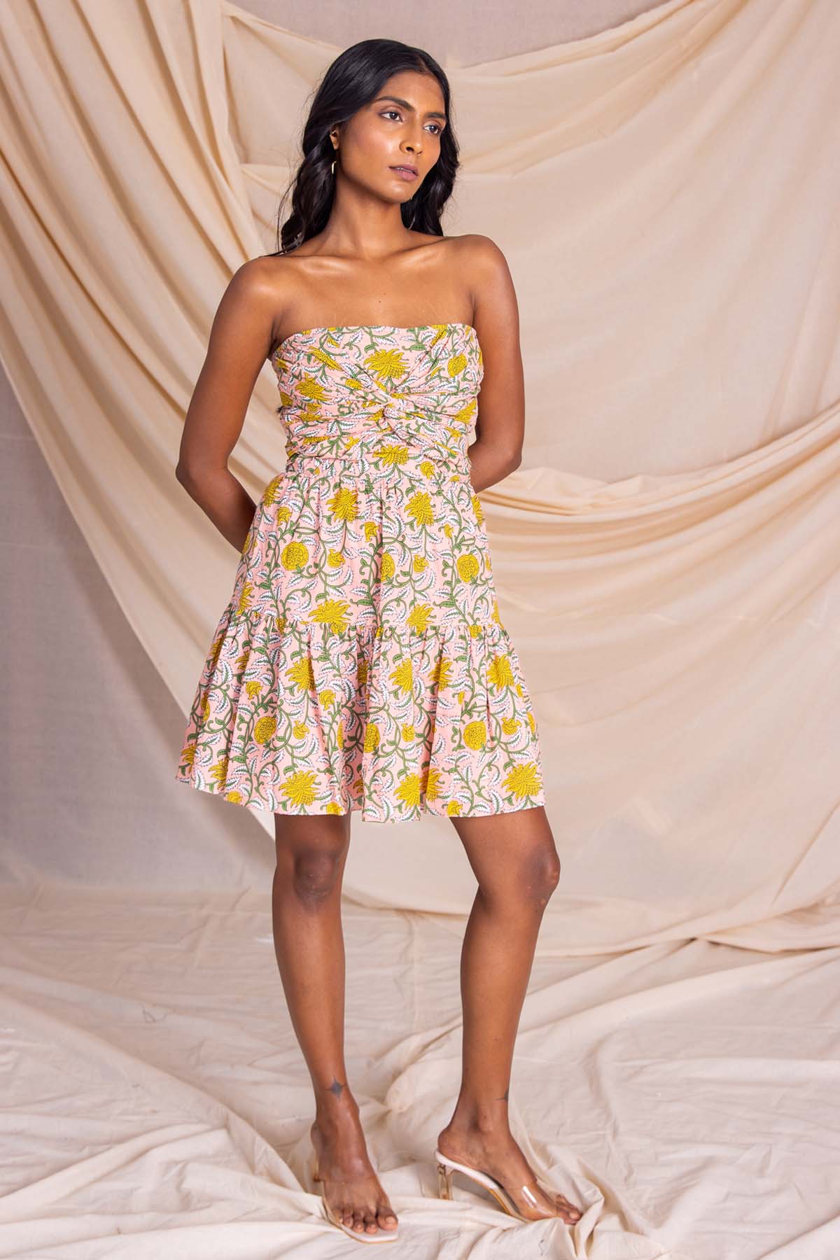 Buy Label J Jaal Print Tube Dress at ScrollnShops