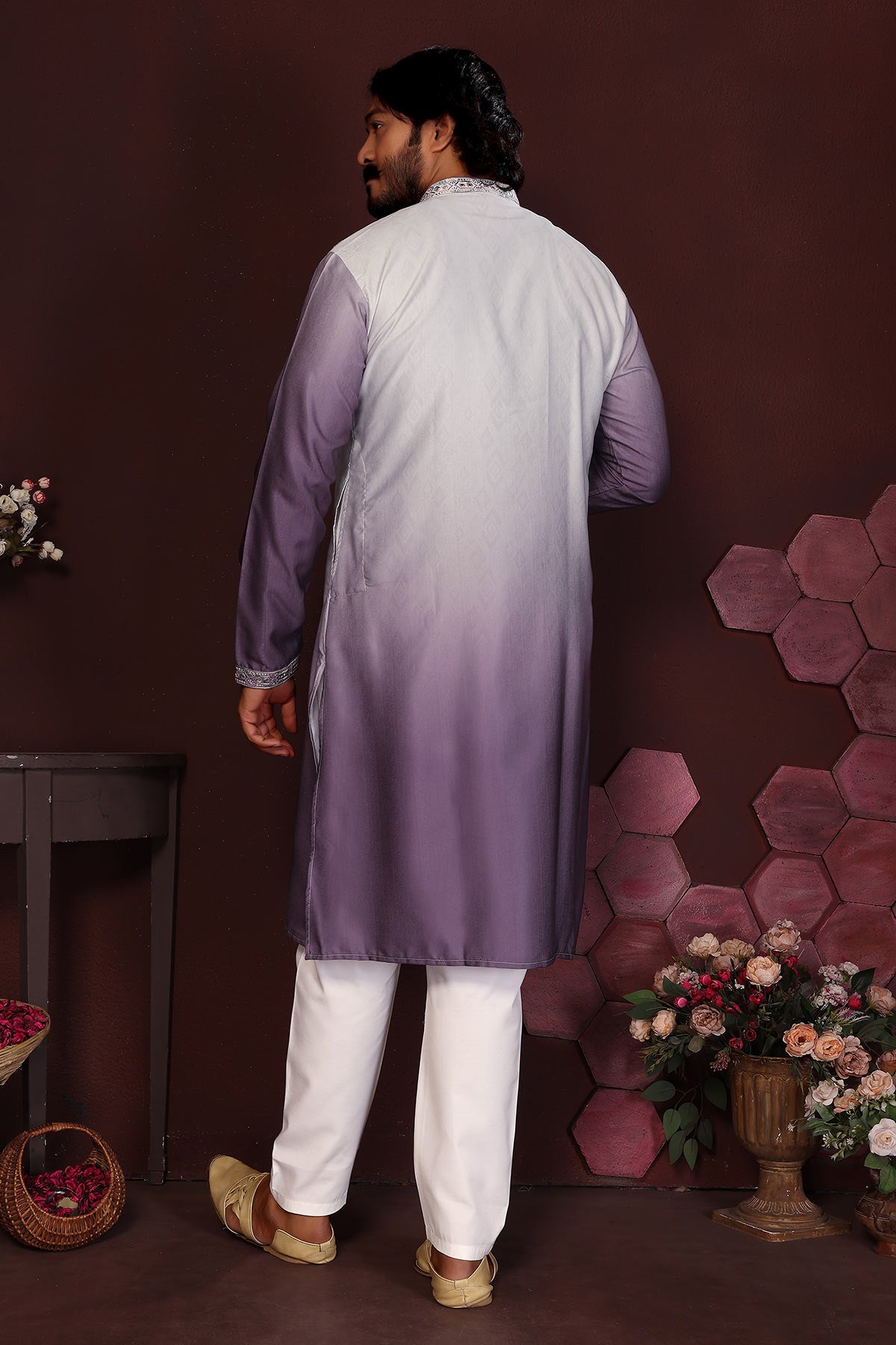 Jamuni Cotton Sequins Kurta Set