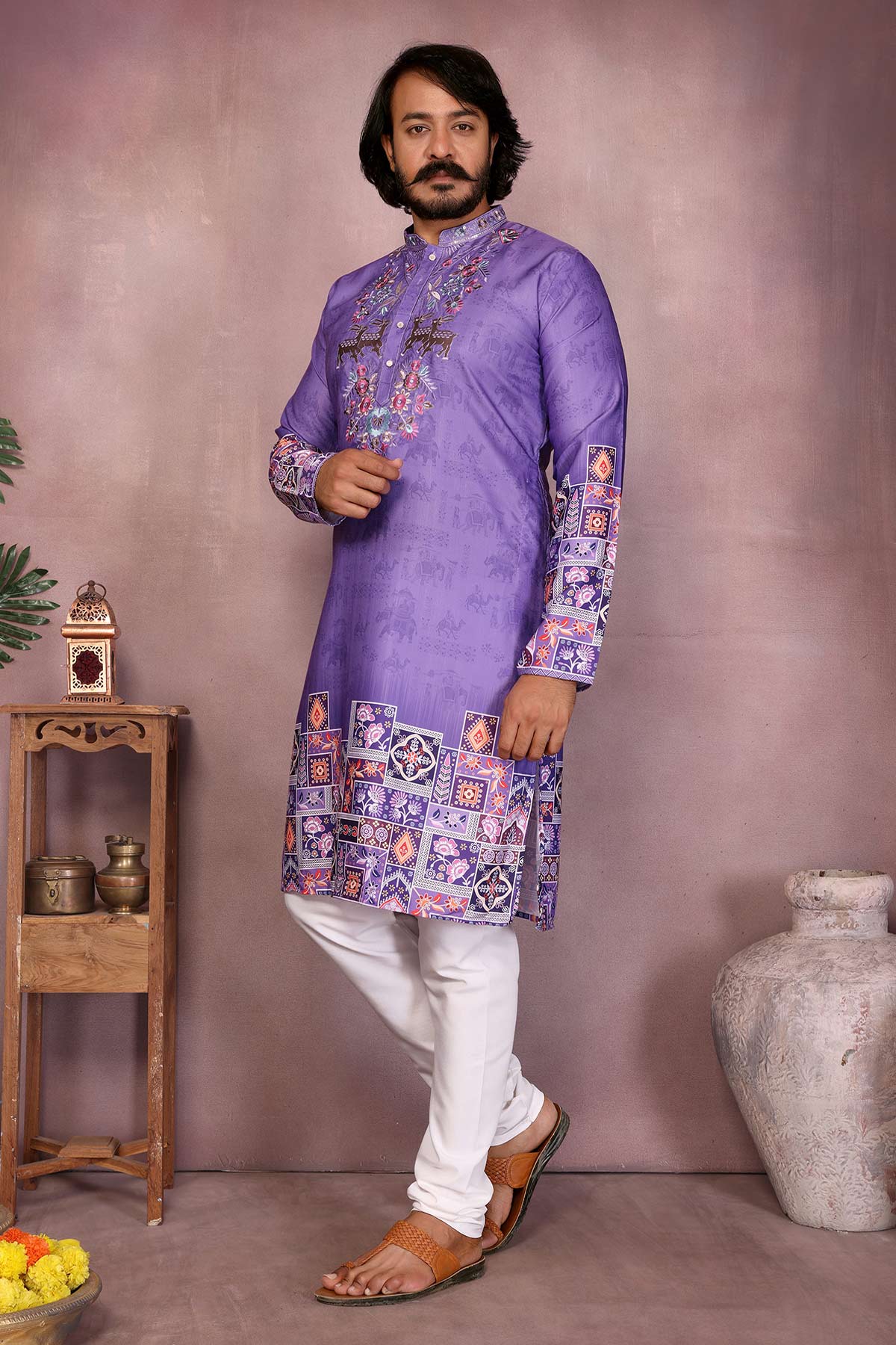 Jamuni Khadi Cotton Kurta Set