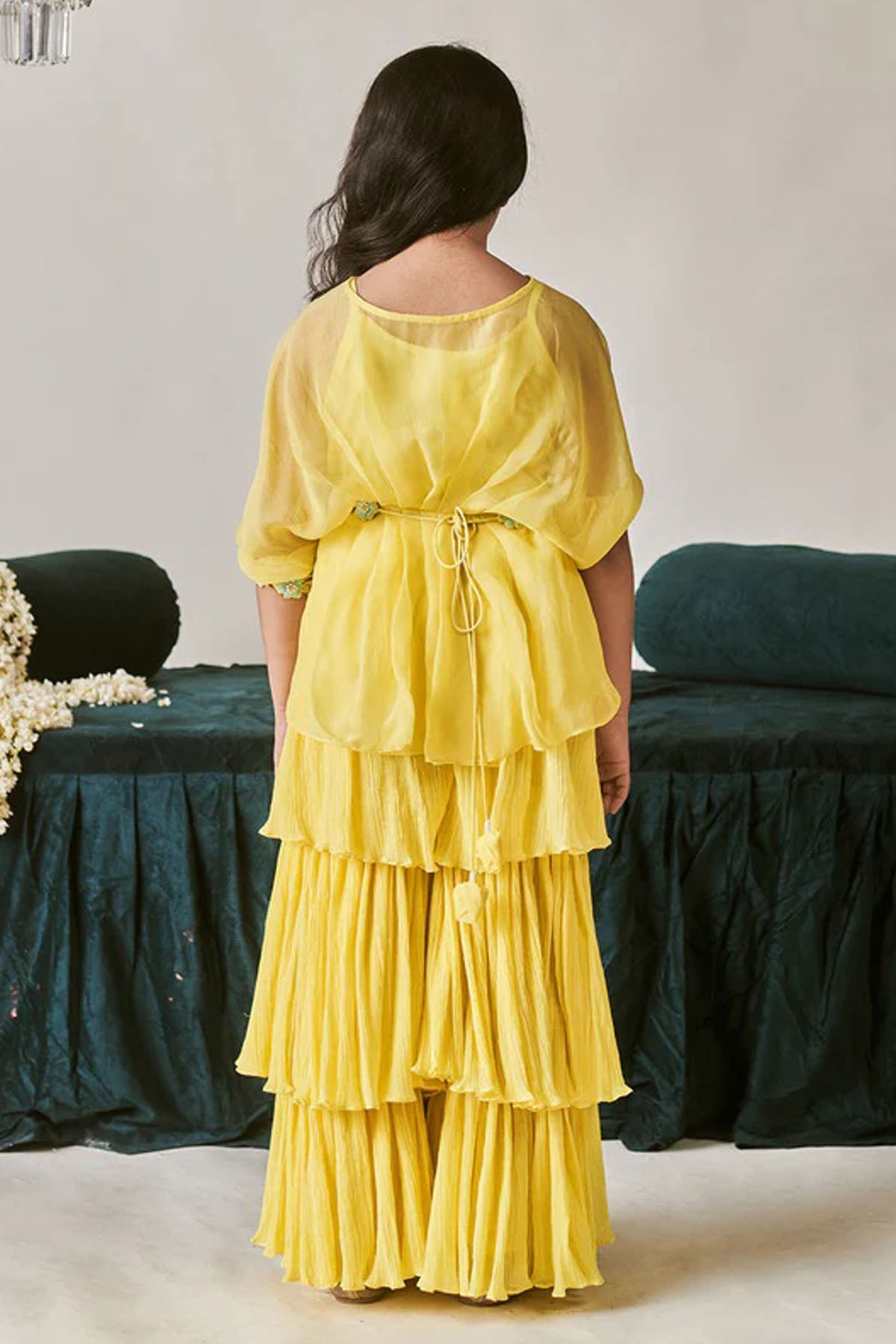 Kaftan Style Kurta & Sharara Set