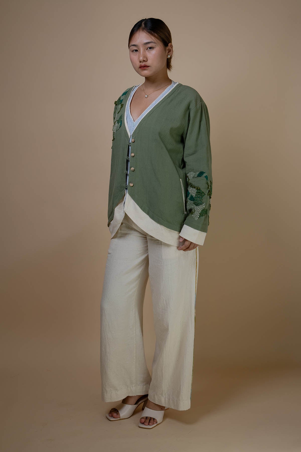 Kala Cotton Embroidered Jacket