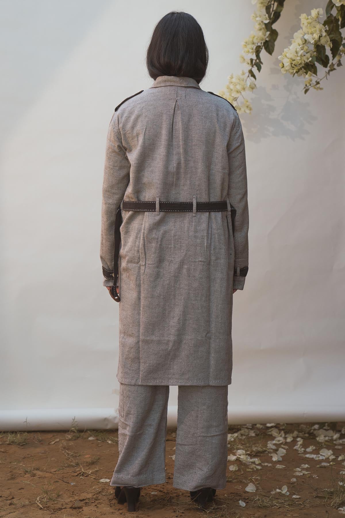 Buy Lafaani Kantha Embroidery Overlay For Women Available online at ...