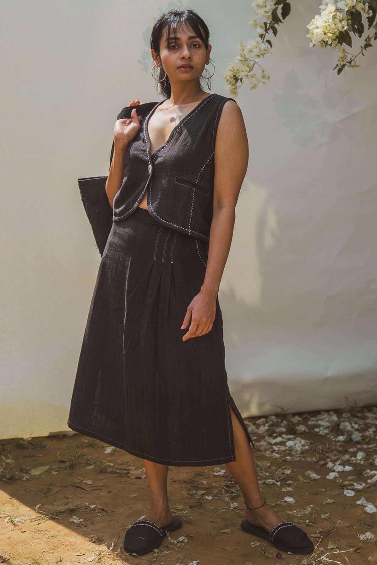 Kantha Embroidery Waistcoat