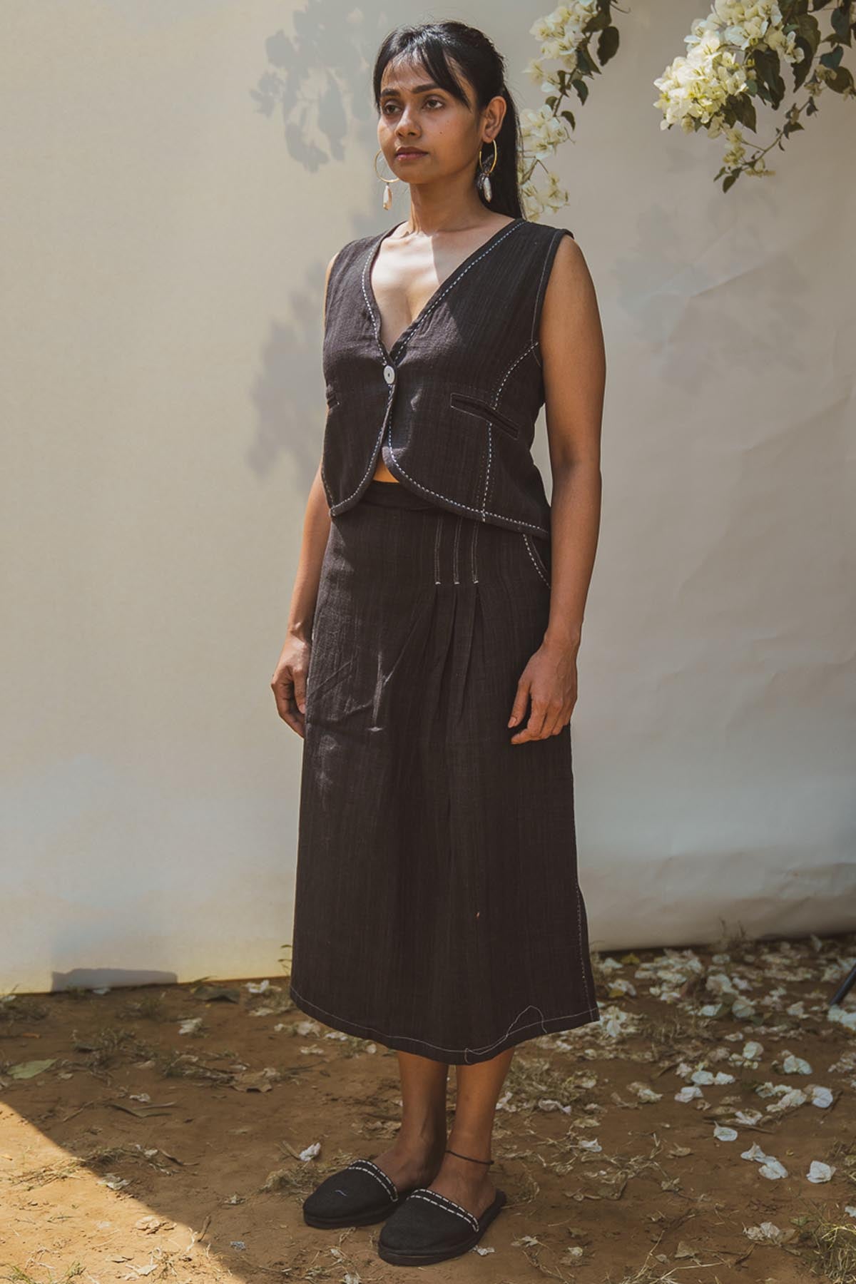 Kantha Embroidery Waistcoat