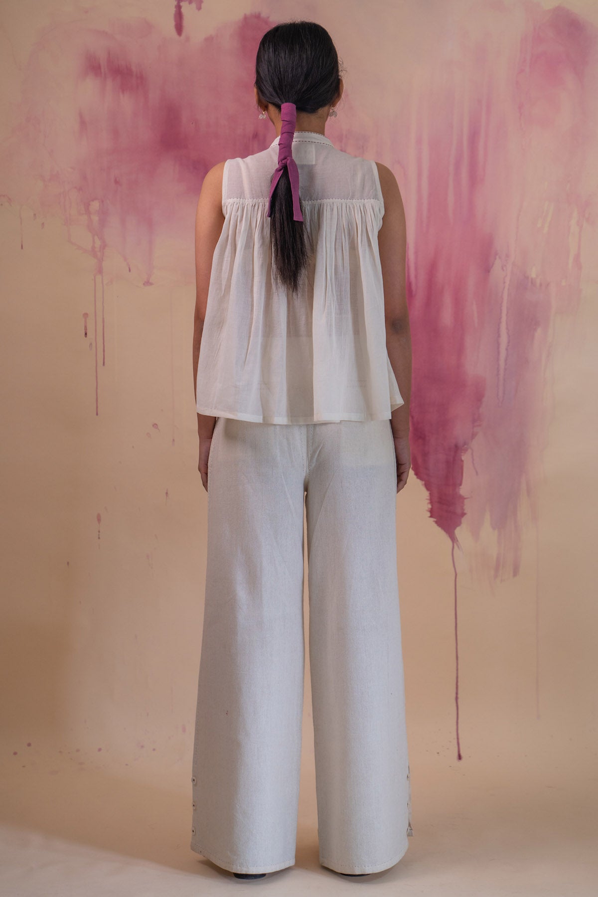 Kora 100% Cotton Gathered Top