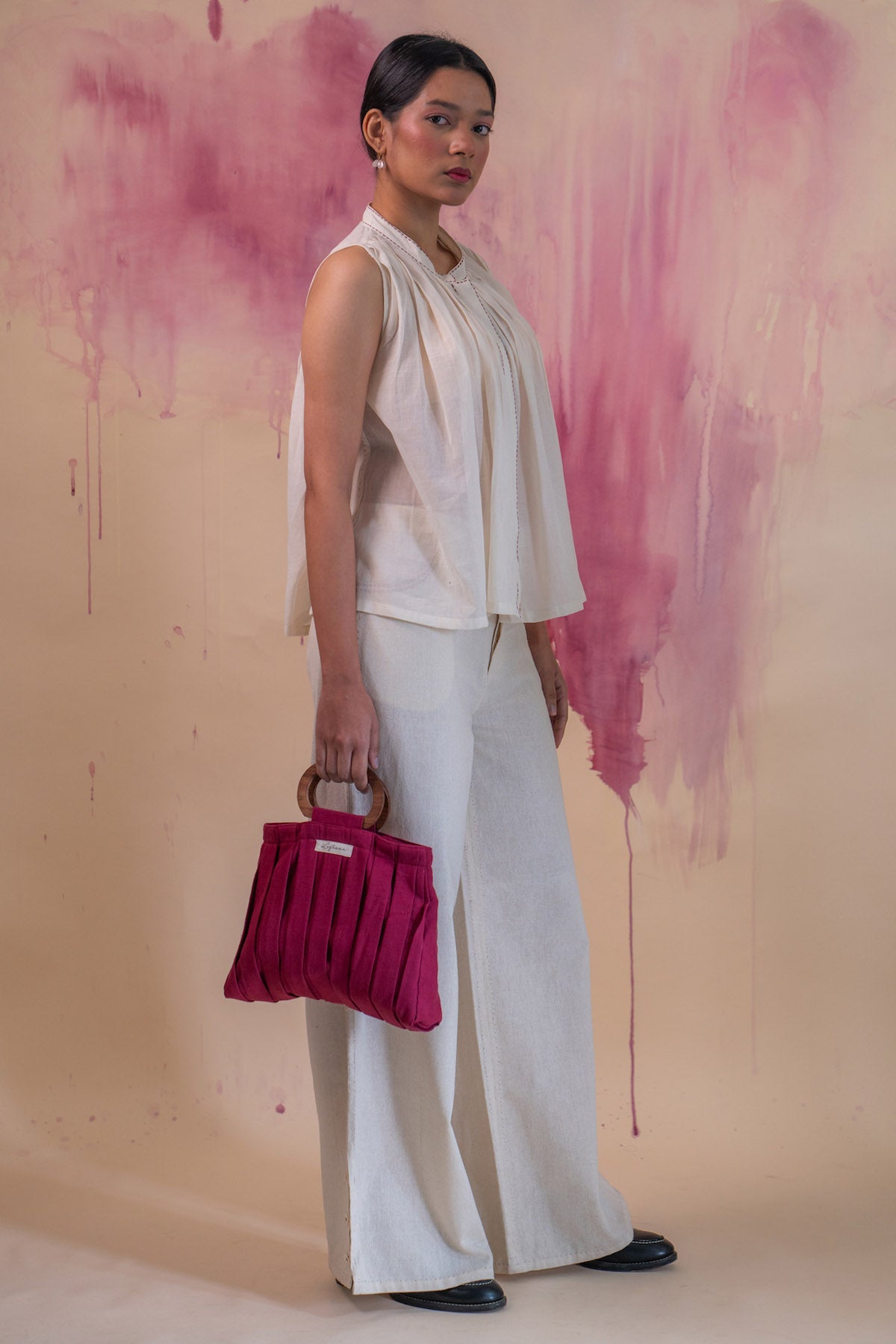 Kora 100% Cotton Gathered Top