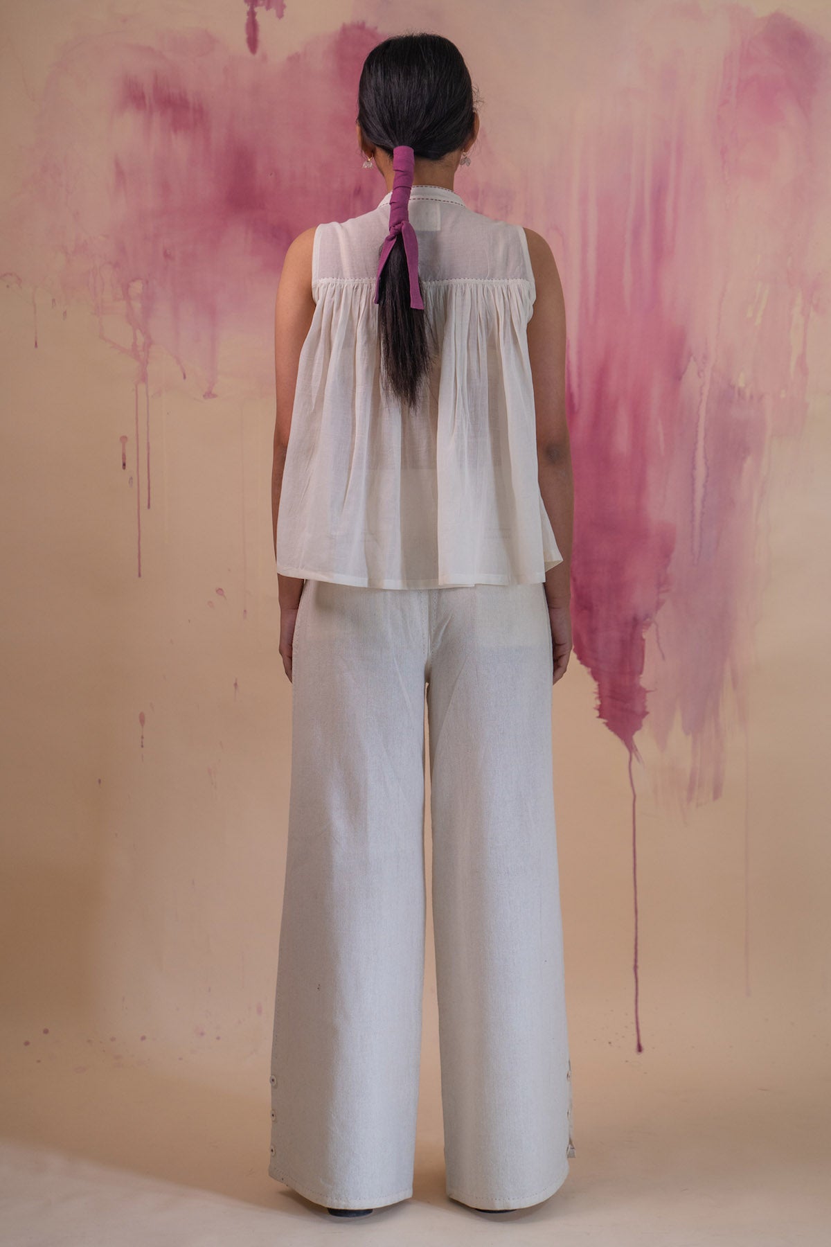 Kora Cotton Gathered Co-ord Set