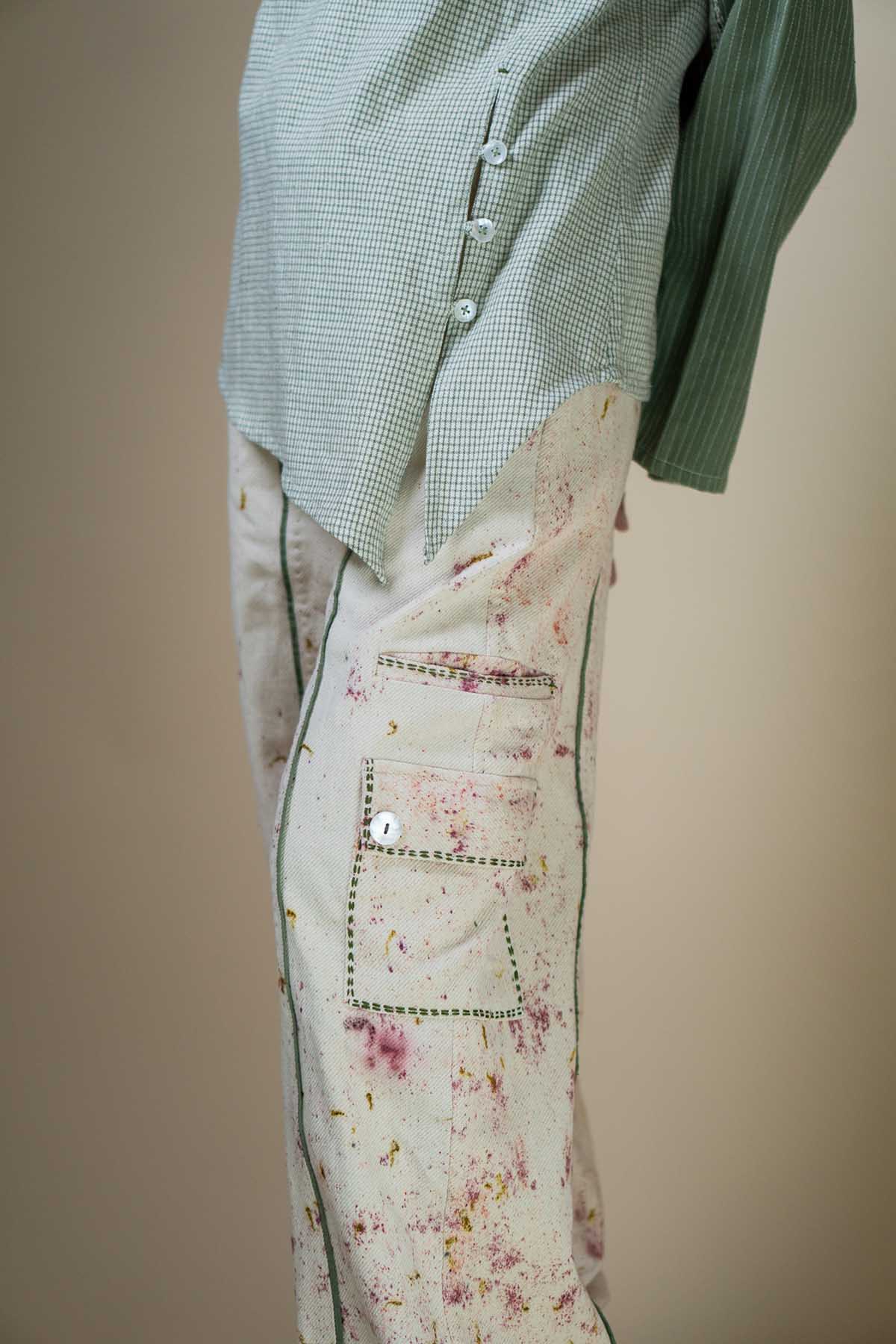 Kora Embroidered Denim Pants