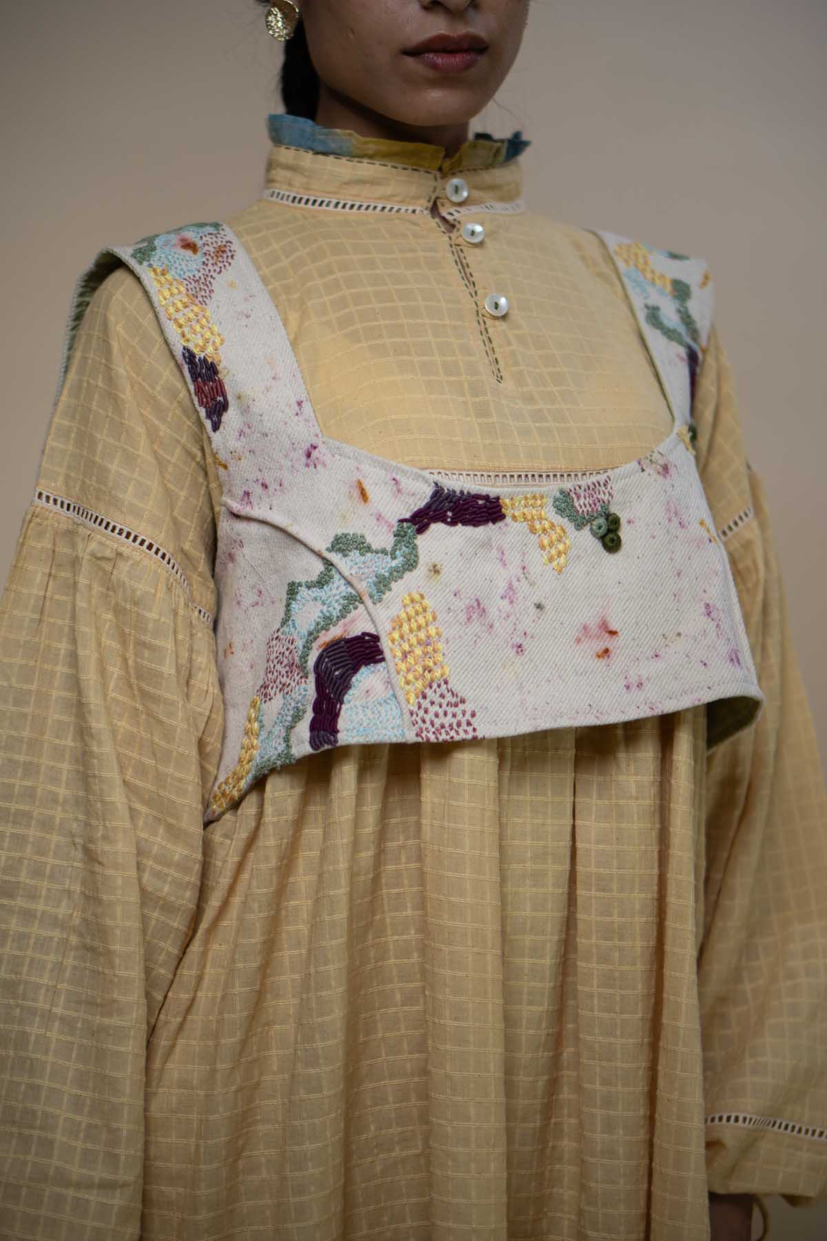 Kora Embroidered Printed Top