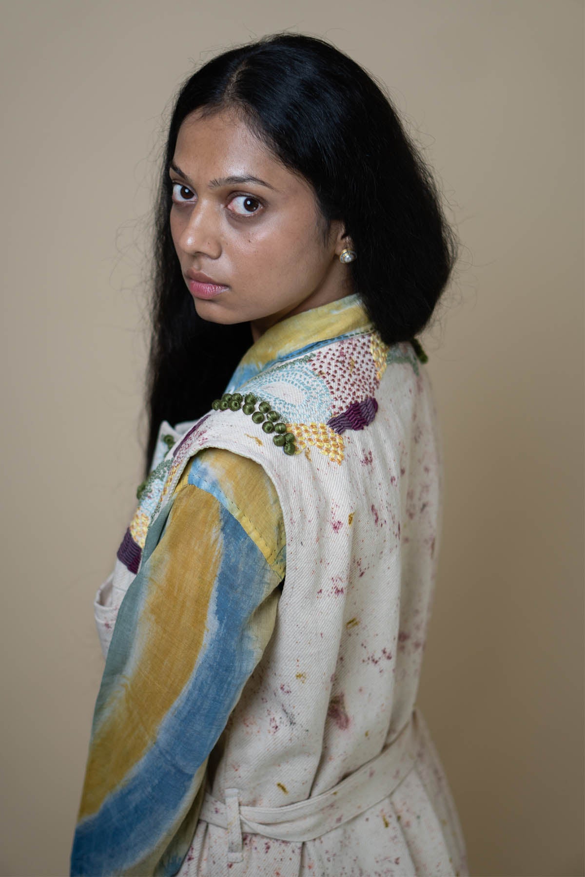 Kora Embroidered Vest Jacket