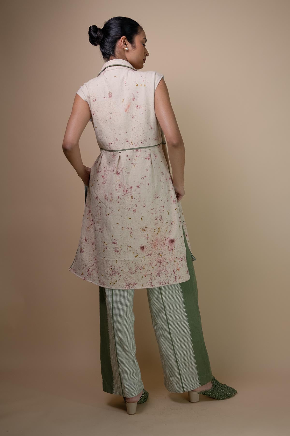 Kora Handwoven Denim Overlay