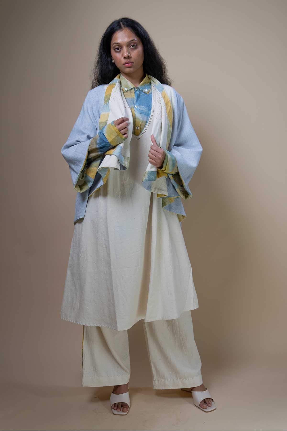 Kora Kala Cotton Printed Overlay