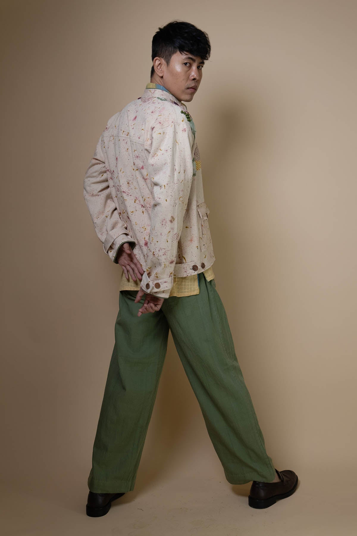 Kora Print Embroidered Bomber