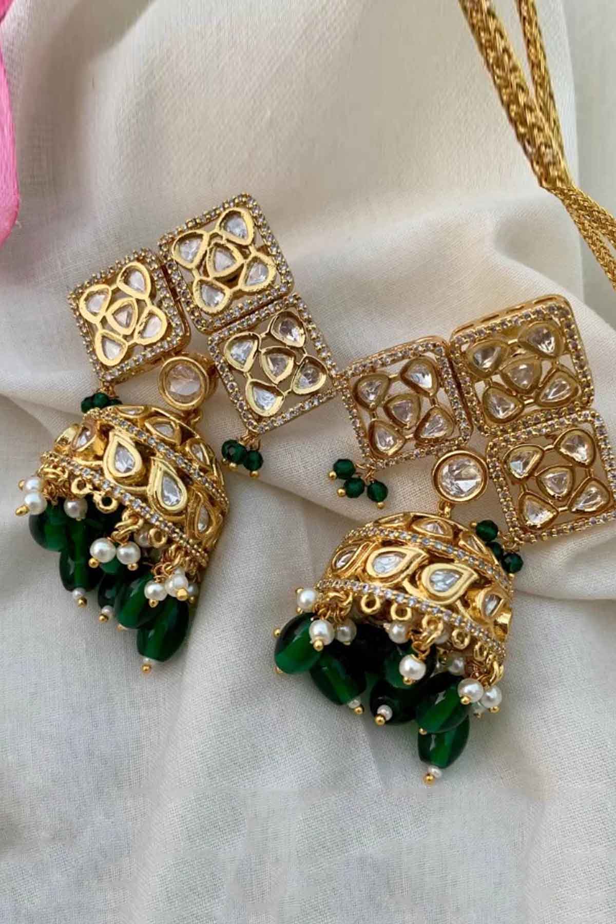 Kundan Square Choker Set