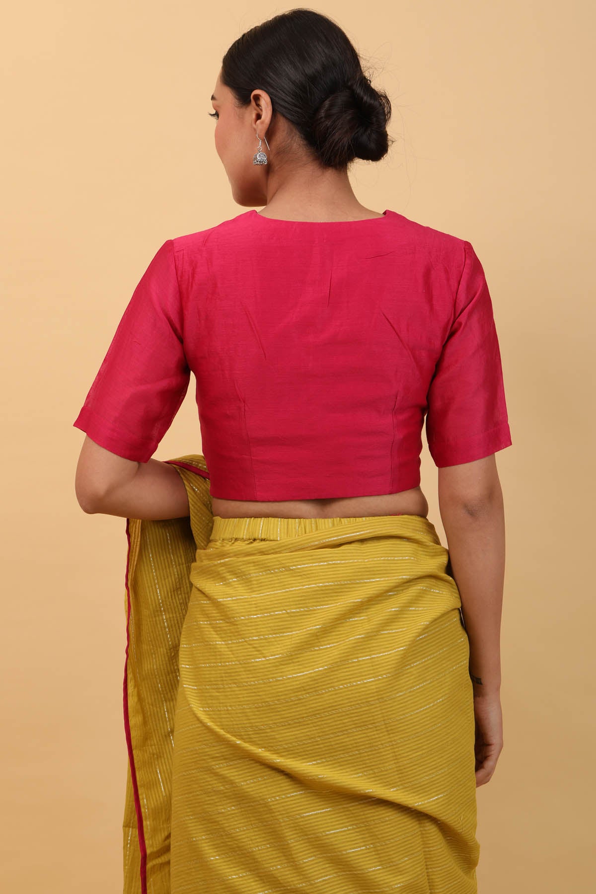 Lace Detailed Pre Stitched Saree Set