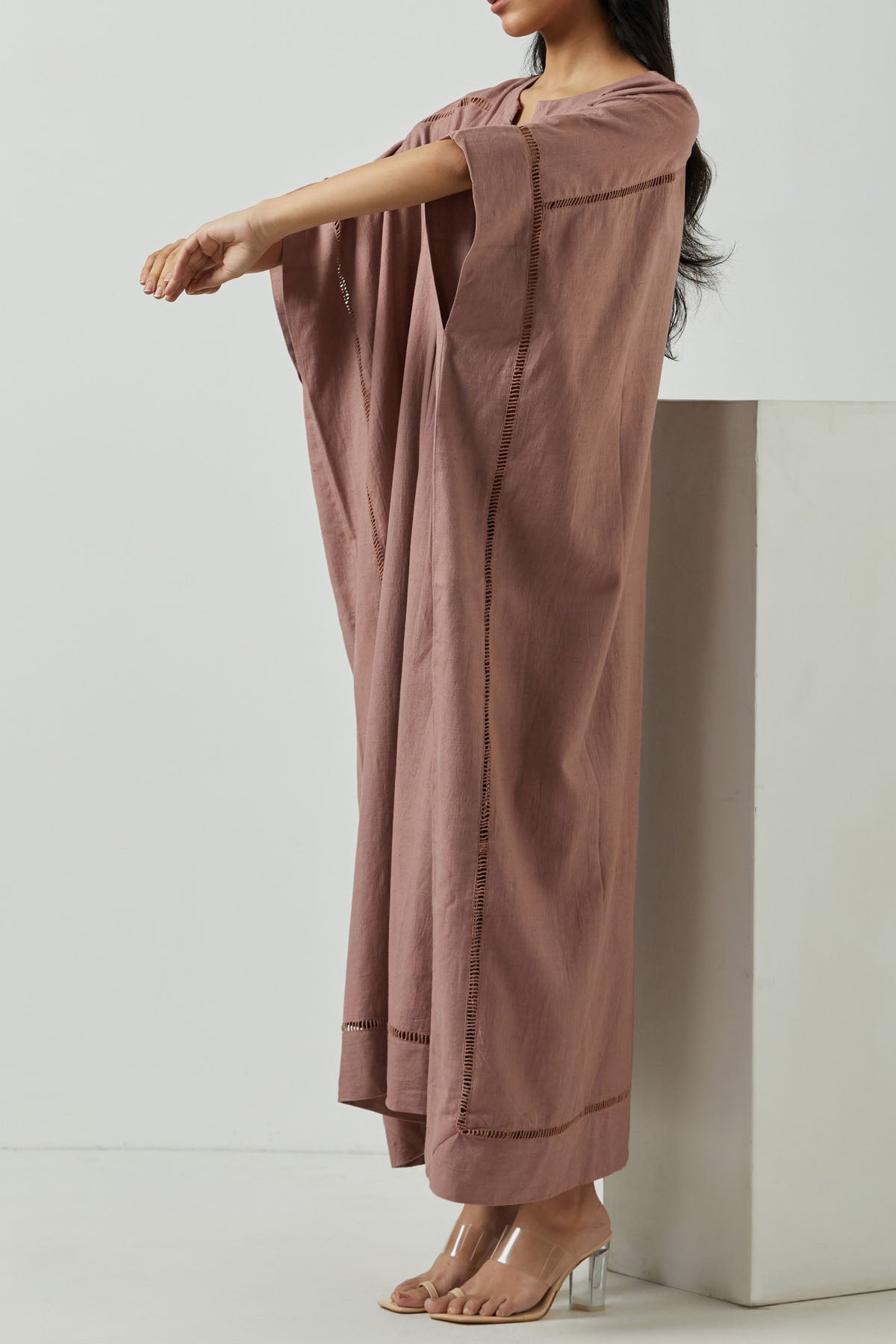 Lace Detailing Kaftan