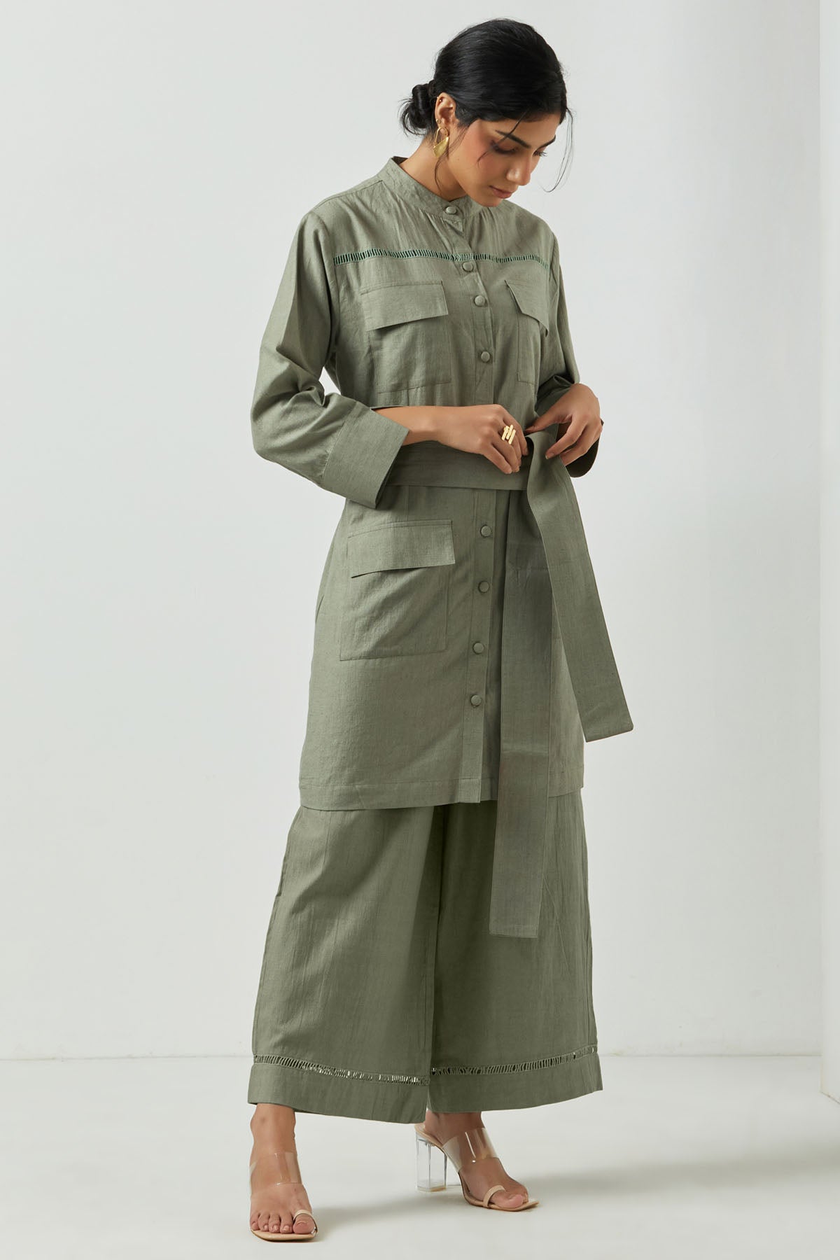 Lace Detailing Tunic Dress