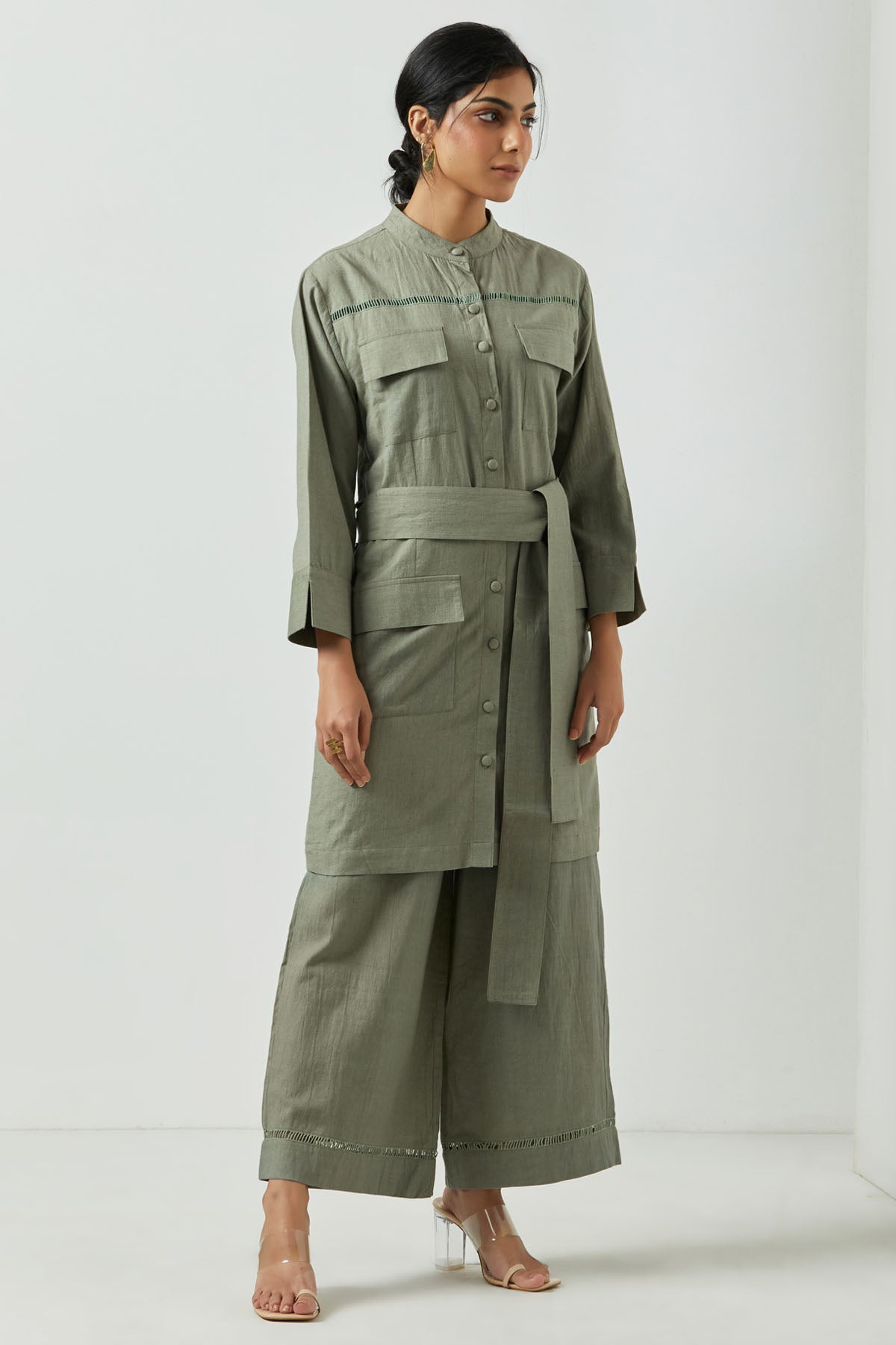 Lace Detailing Tunic Dress