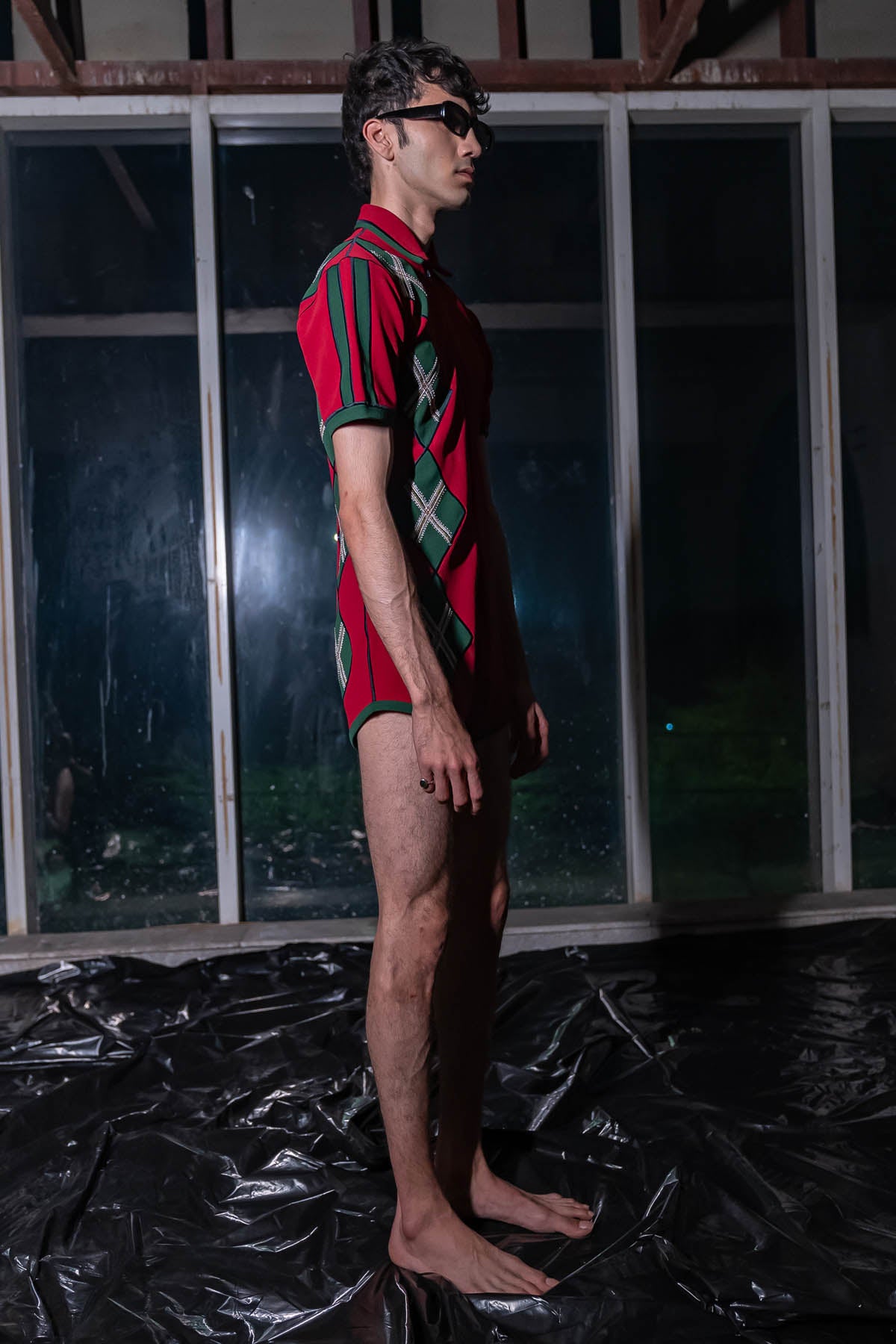 Lace Embroidered Playsuit