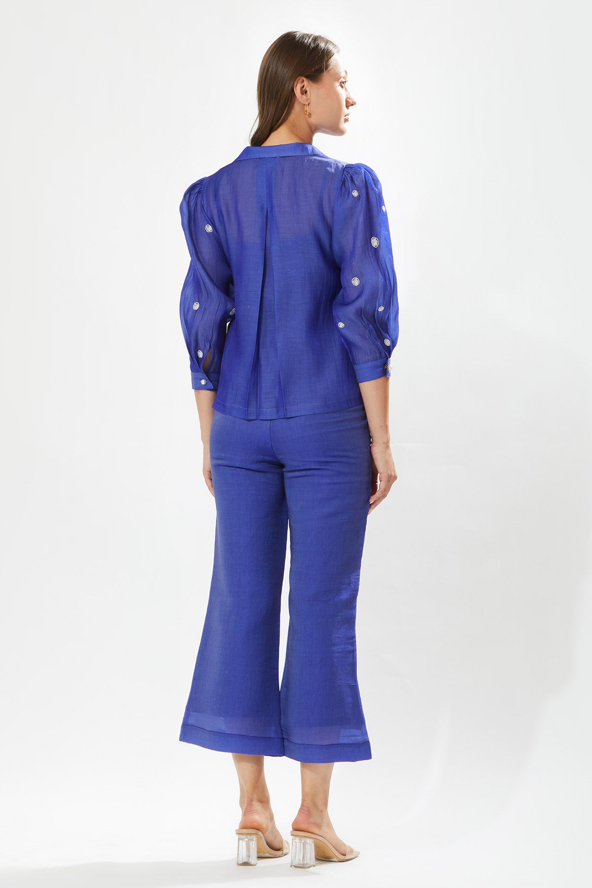 Lapis Blue Floral Co-ord Set