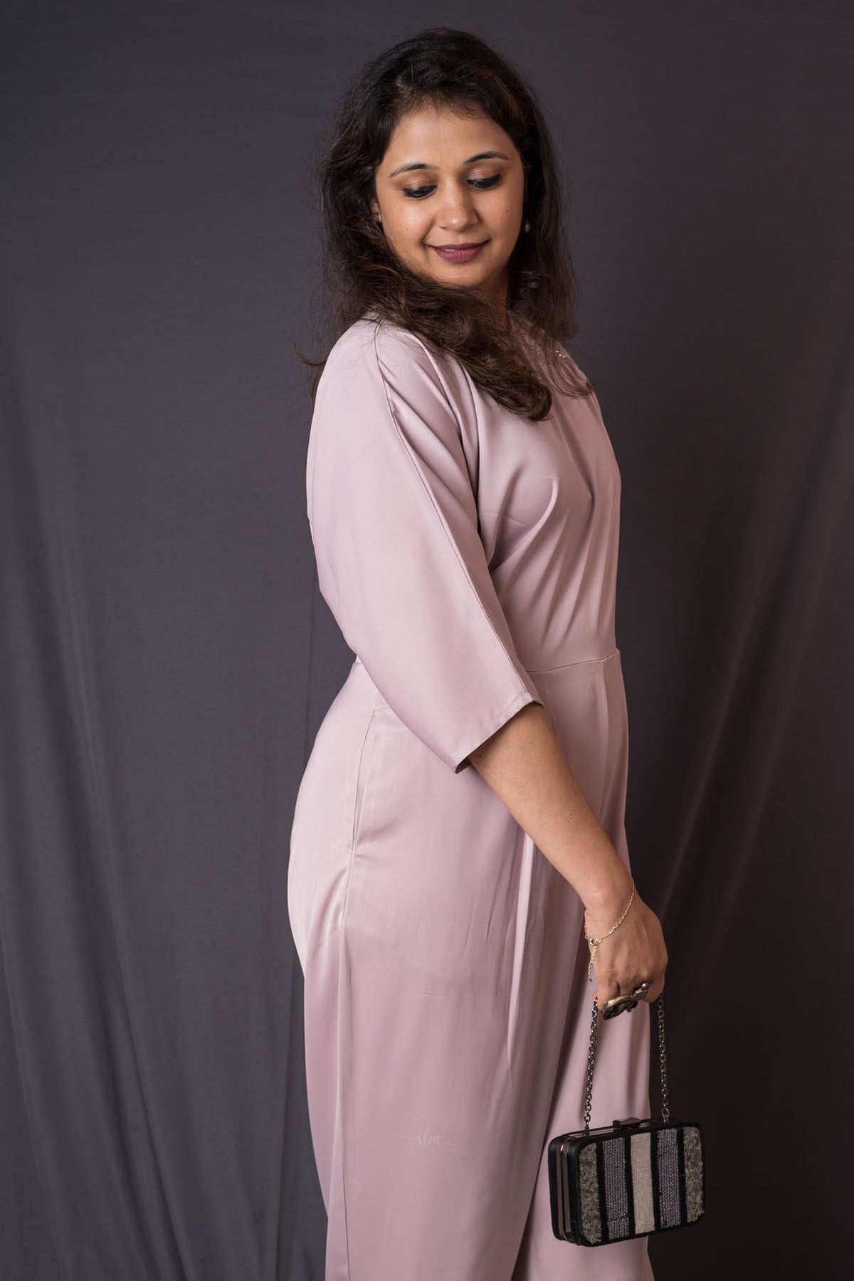 Lavender Prada Silk Jumpsuit