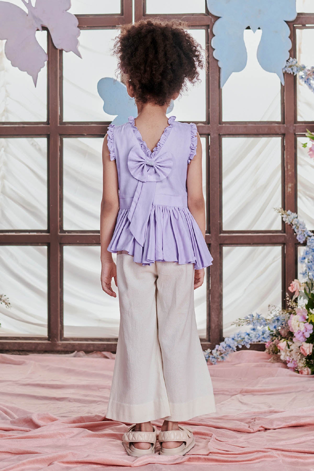 Lavender Ruffle Top & Pants