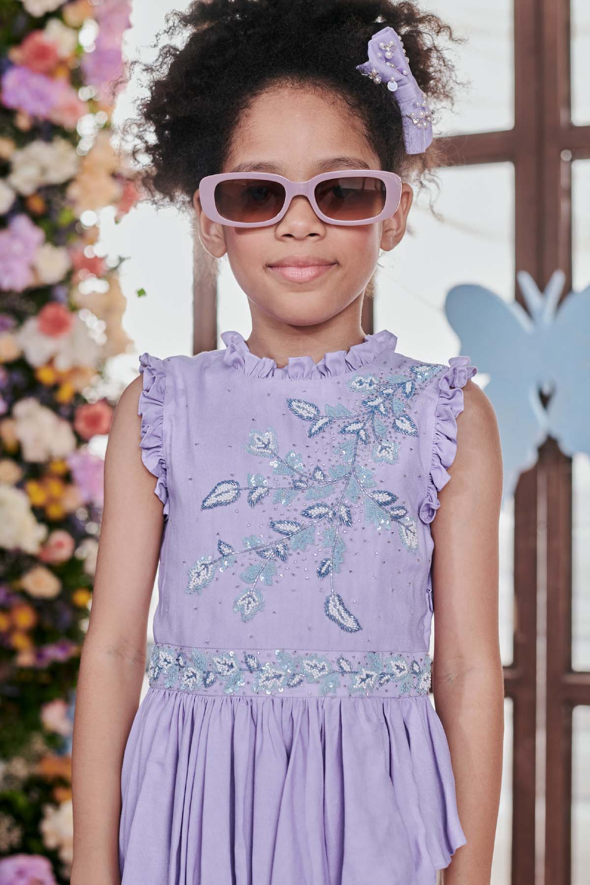 Lavender Ruffle Top & Pants