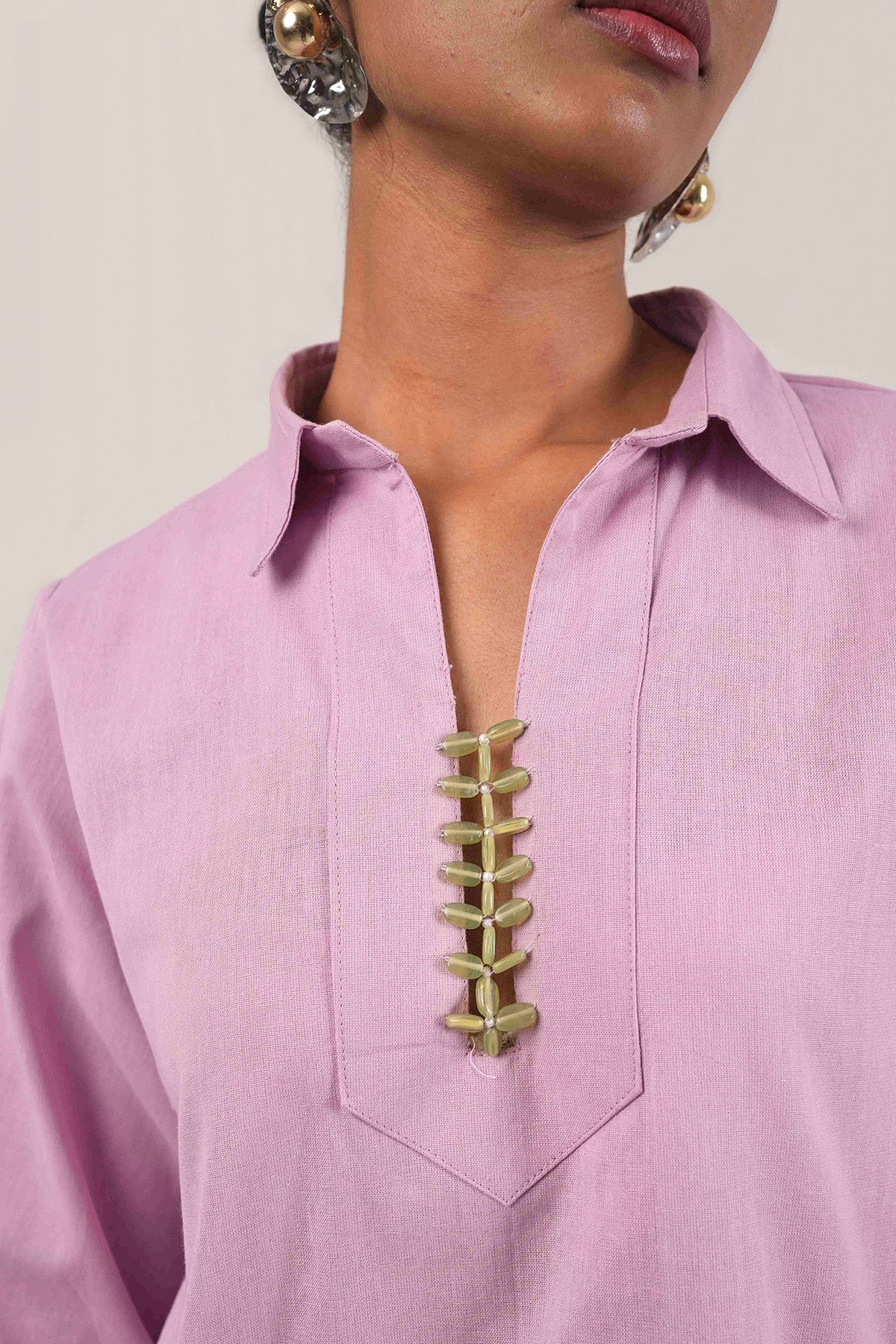 Lavender Cotton Shirt & Pants