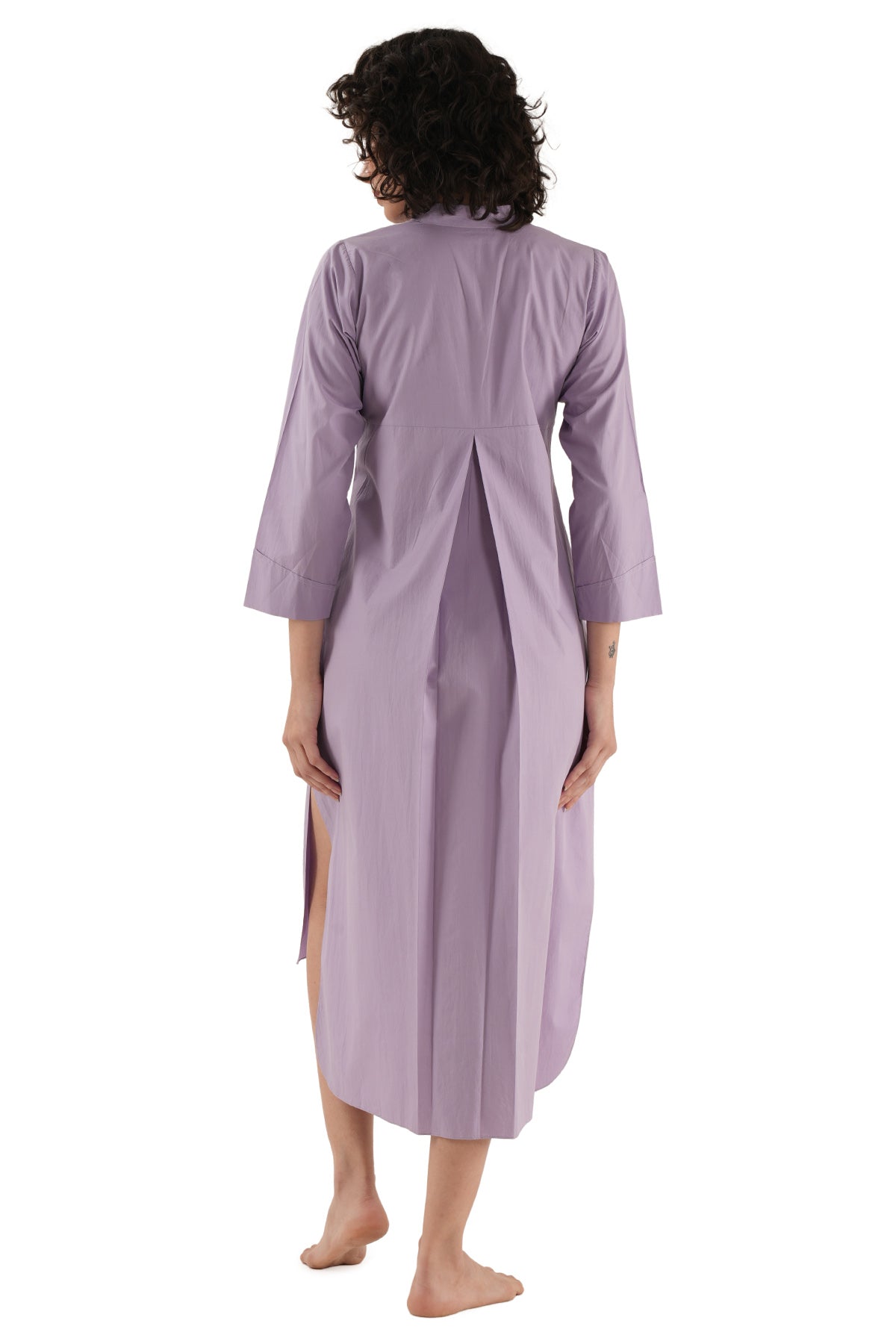 Lavender High Low Midi Dress
