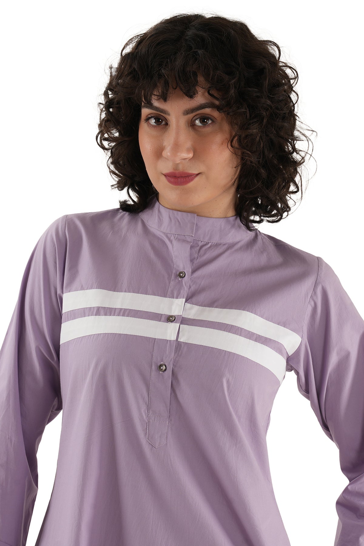 Lavender High Low Midi Dress