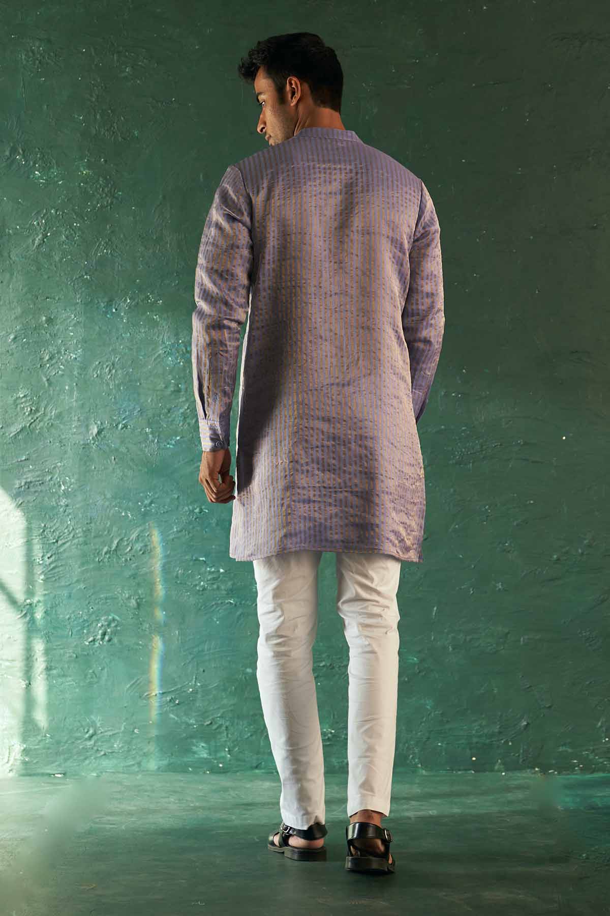 Lavender Short Kurta & Pants