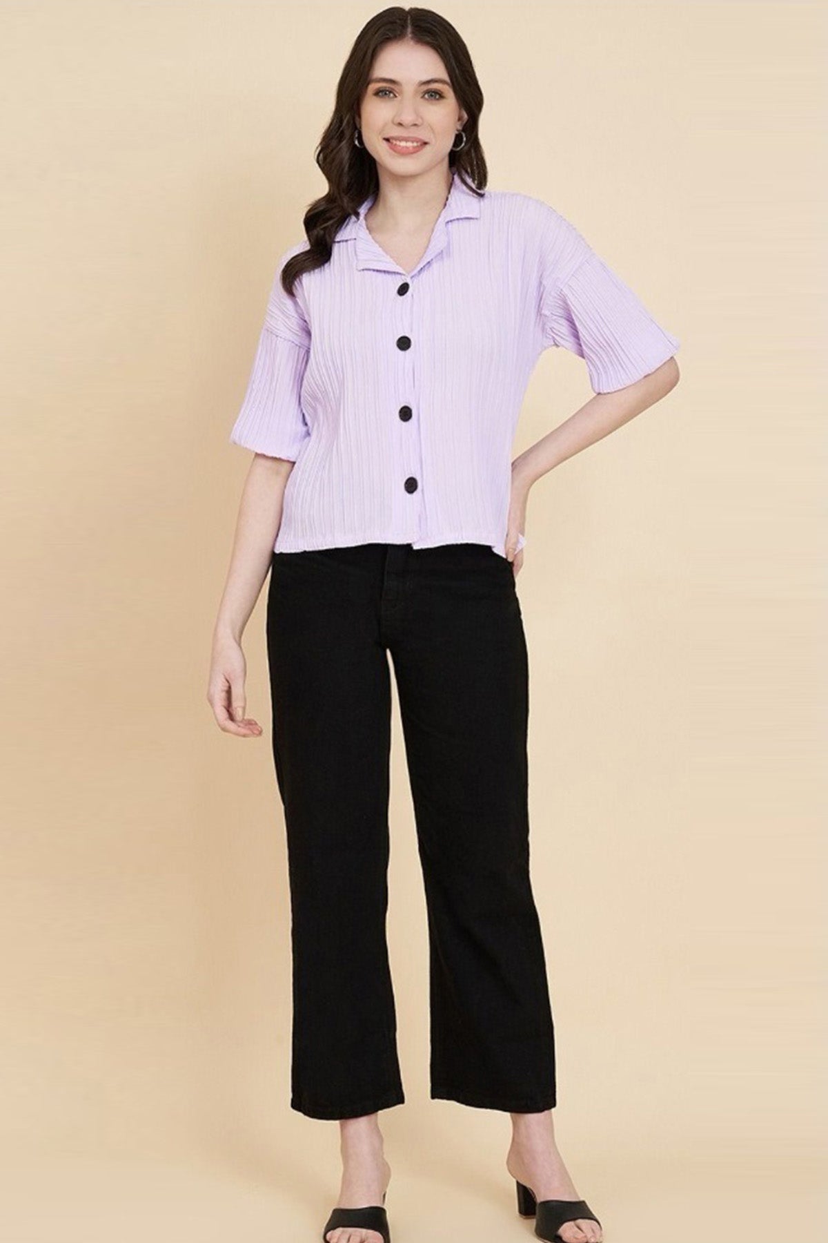 Lavender Sugarcane Casual Shirt