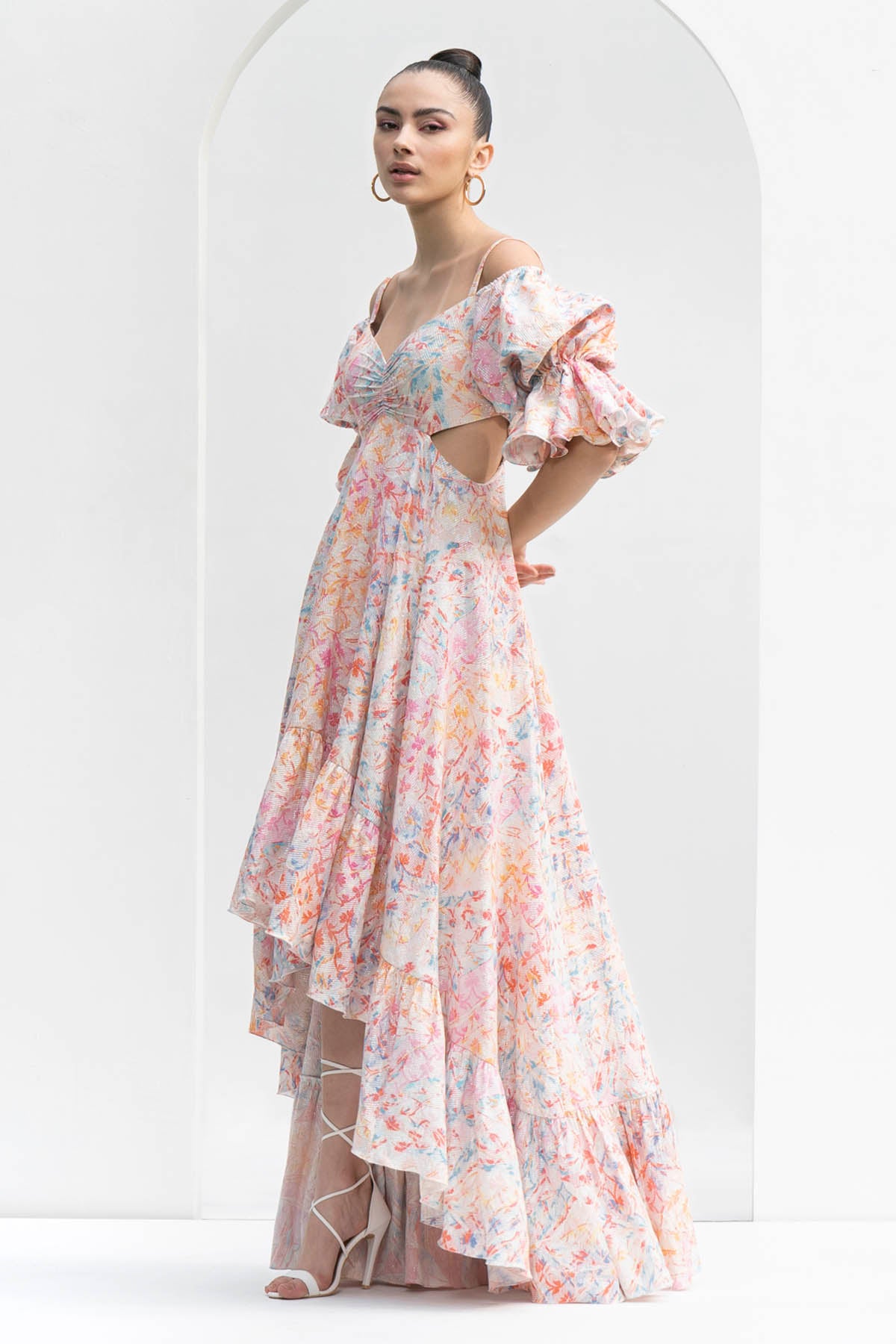 Leaf Magic Printed Dress