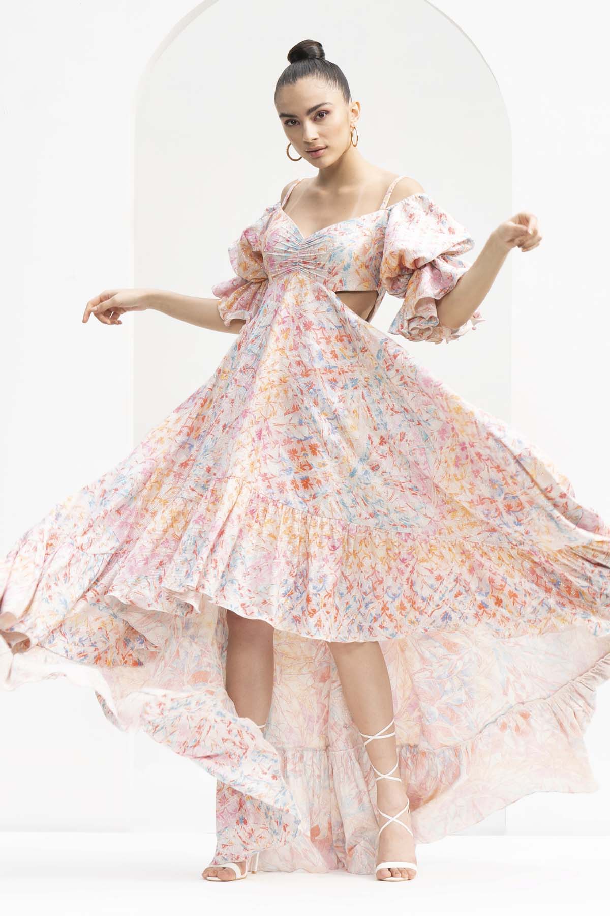 Leaf Magic Printed Dress