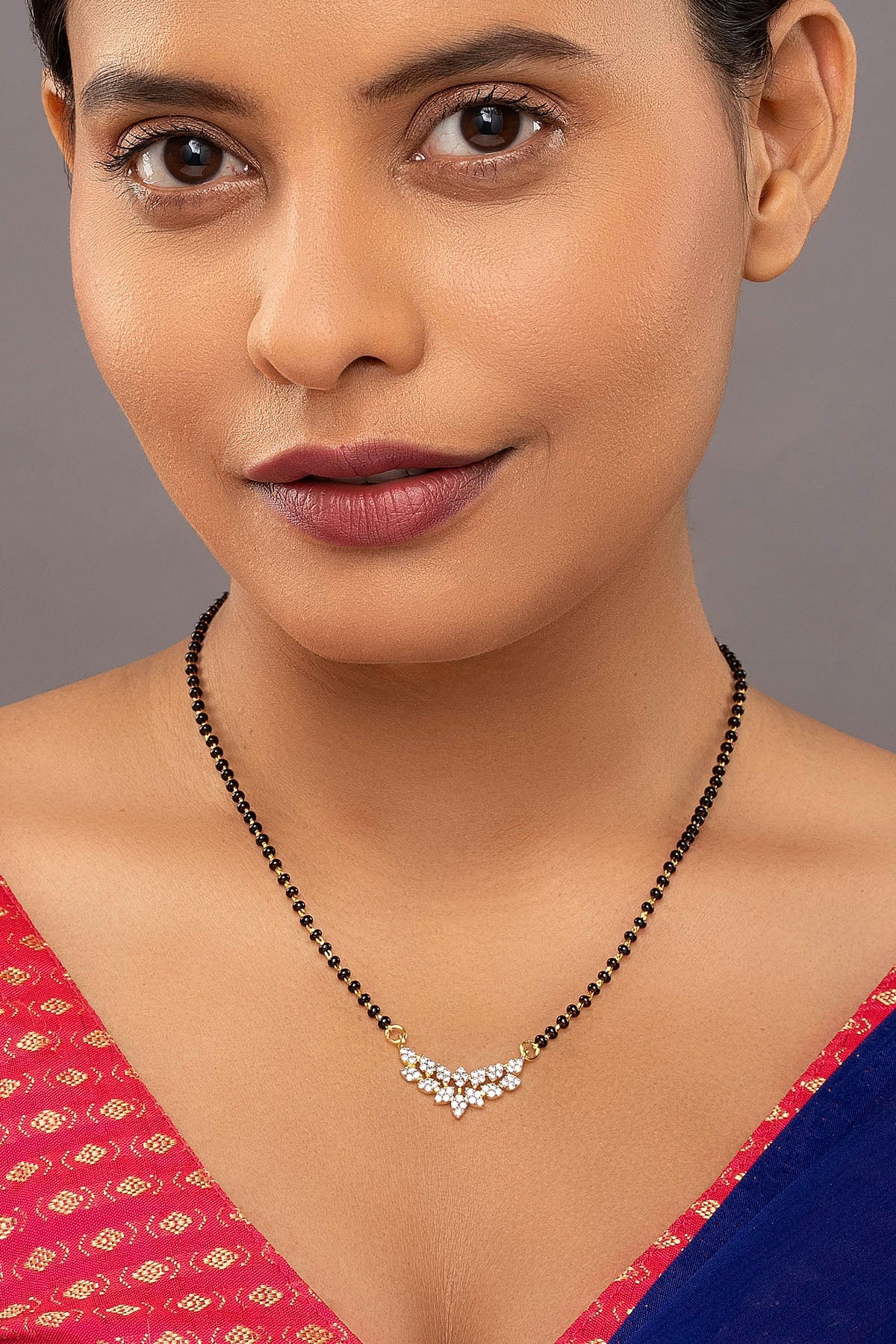 Buy Leafy 925 Silver Mangalsutra for women by Sica online available at scrollnshops