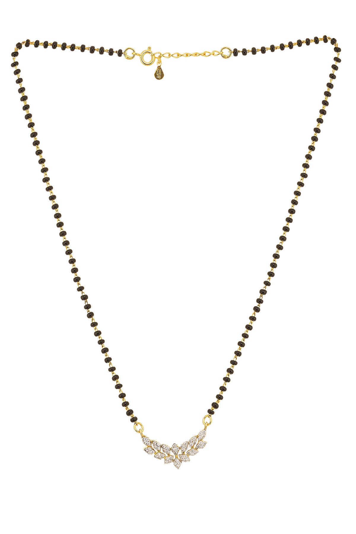 Leafy 925 Silver Mangalsutra