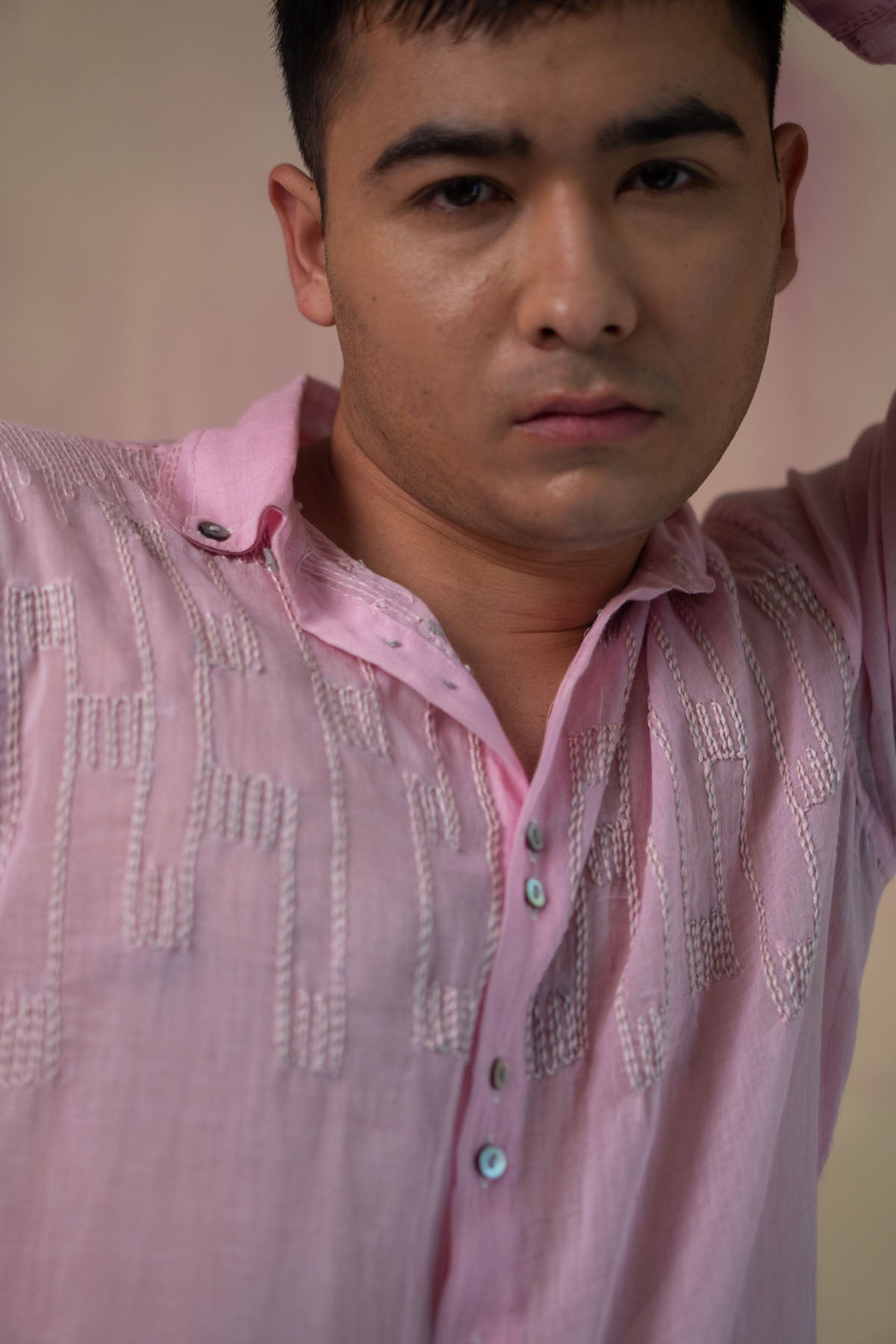 Light Pink 100% Cotton Shirt