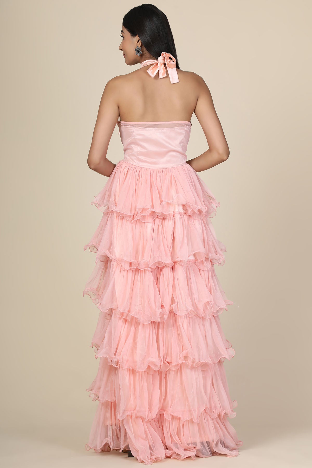 Light Pink Multi-tier Dress