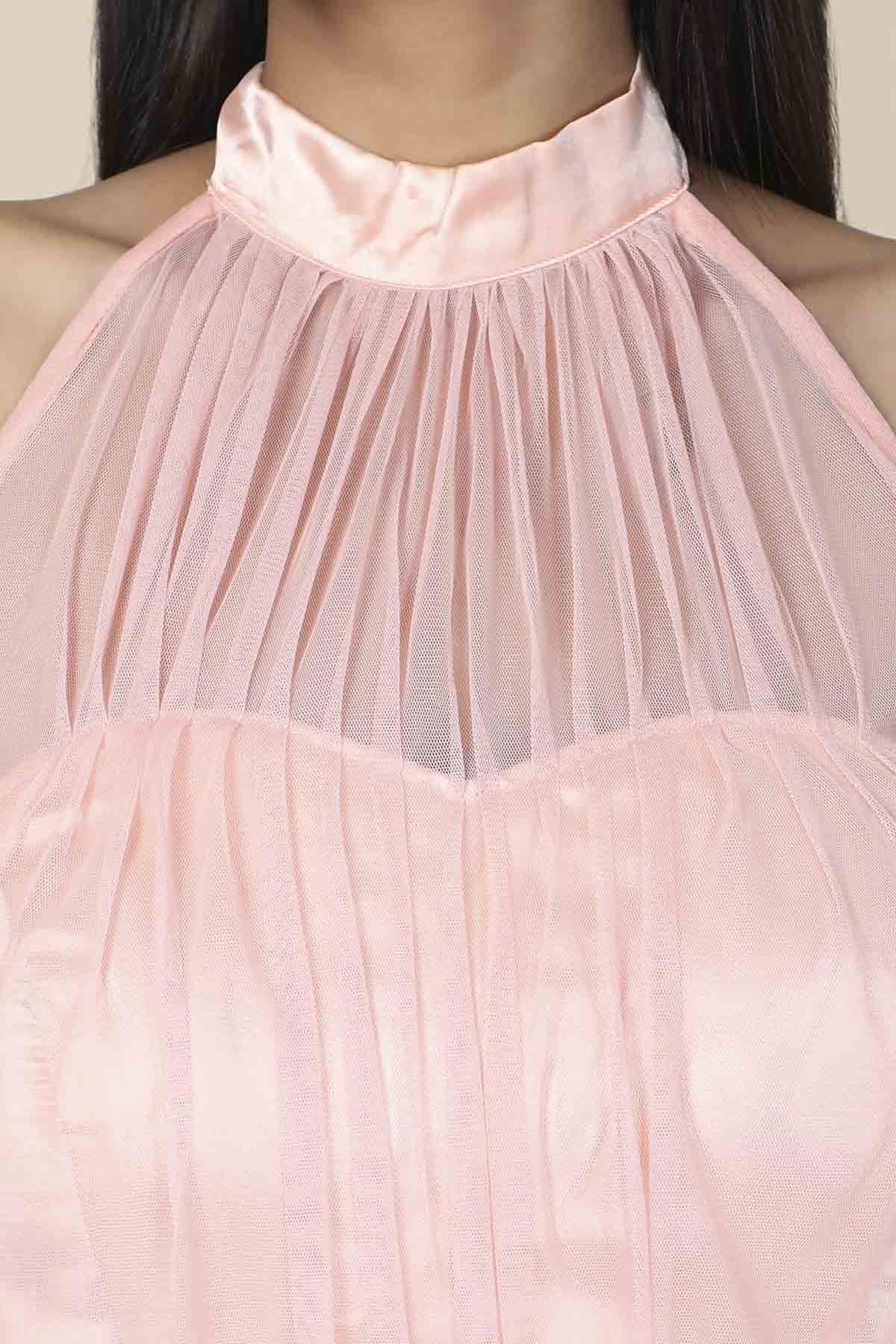 Light Pink Multi-tier Dress