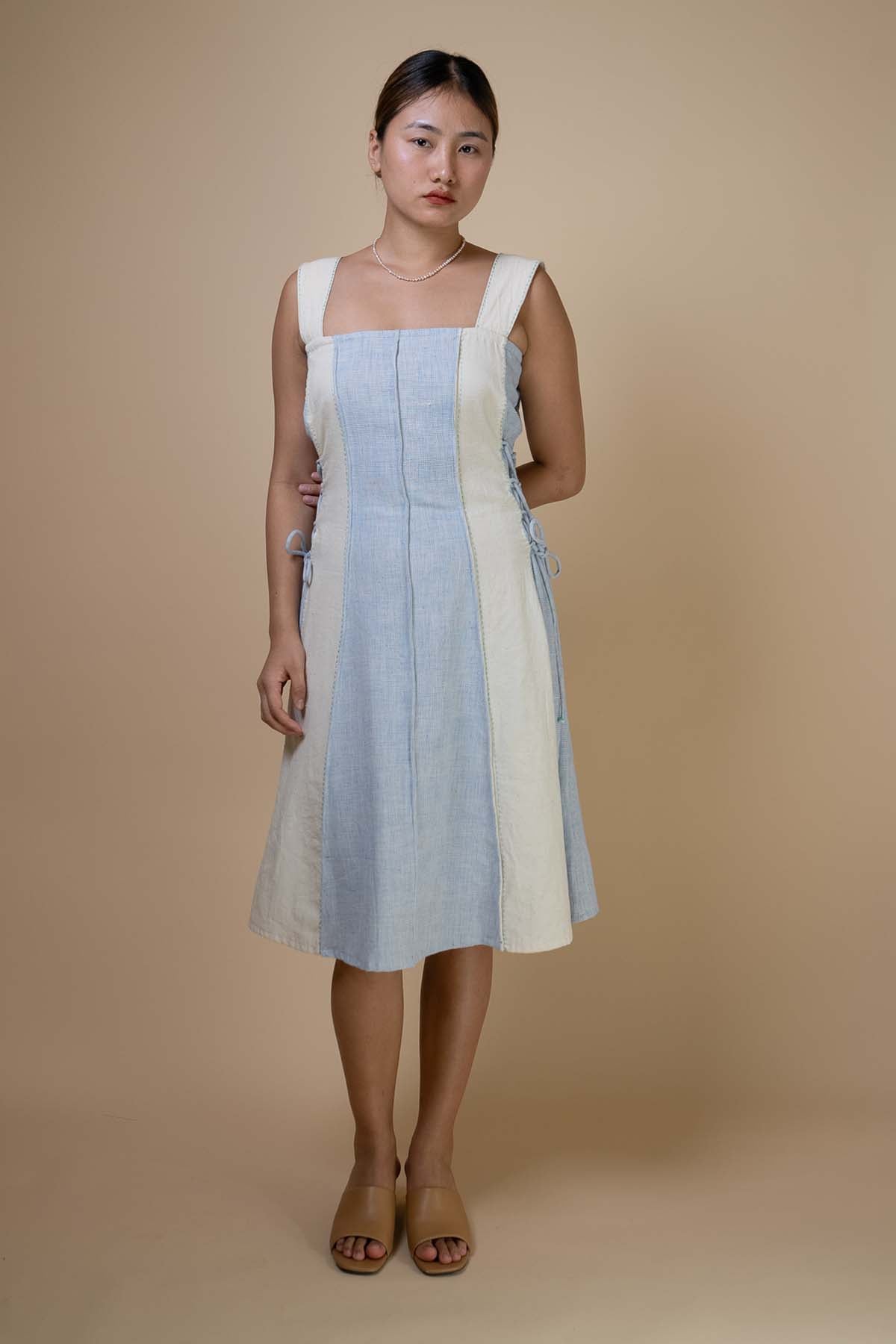 Buy Light Blue Kala Cotton Dress by Lafaani for women online at ScrollnShops