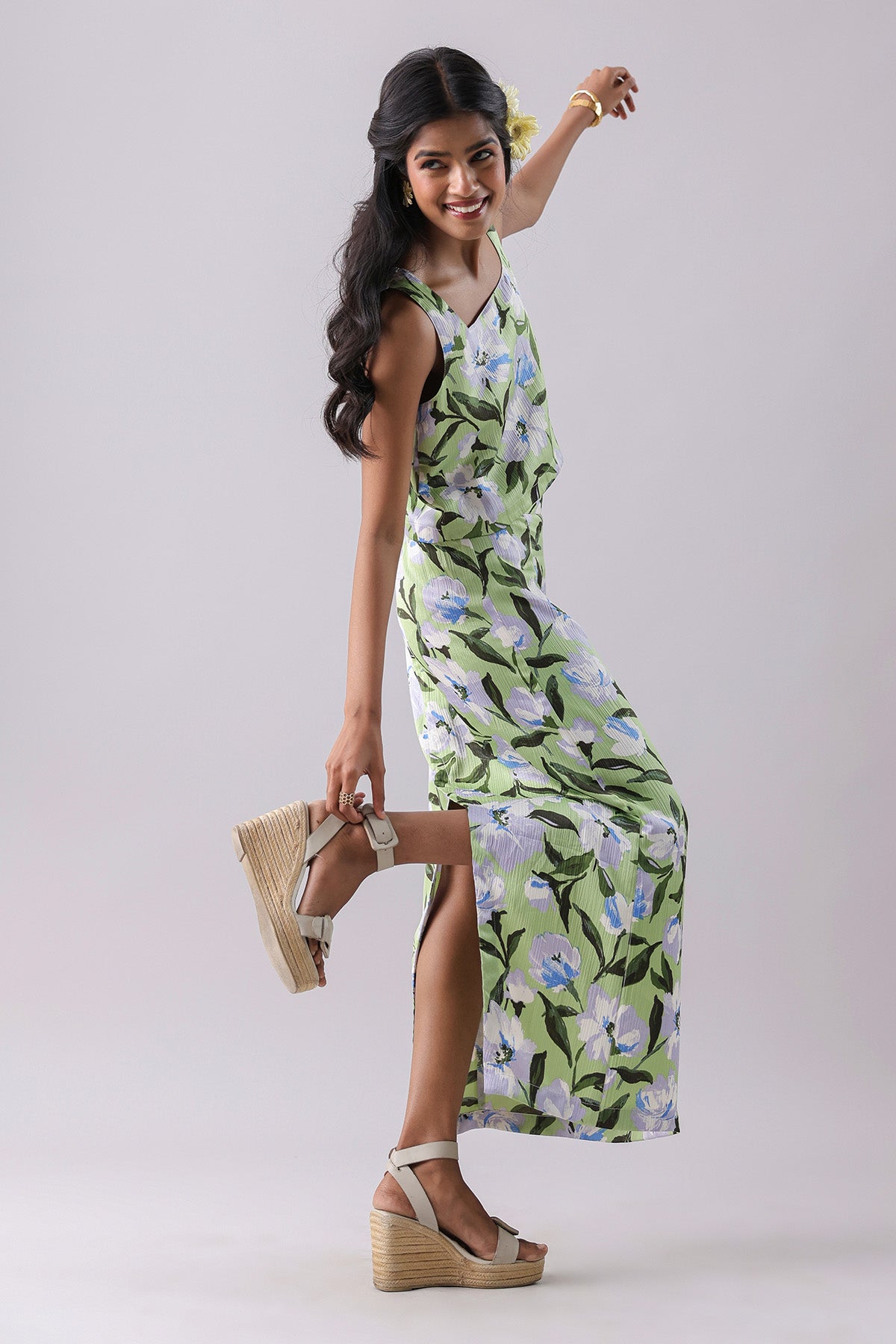 Light Green Printed Co-ord Set